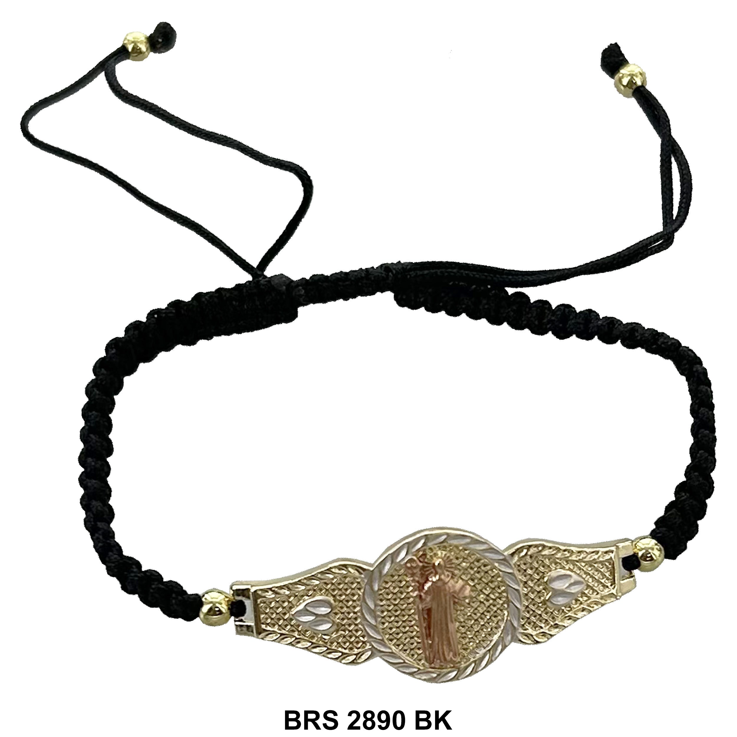 Pulsera Ajustable de Hilo Laughing Buddha BRS 1569 W