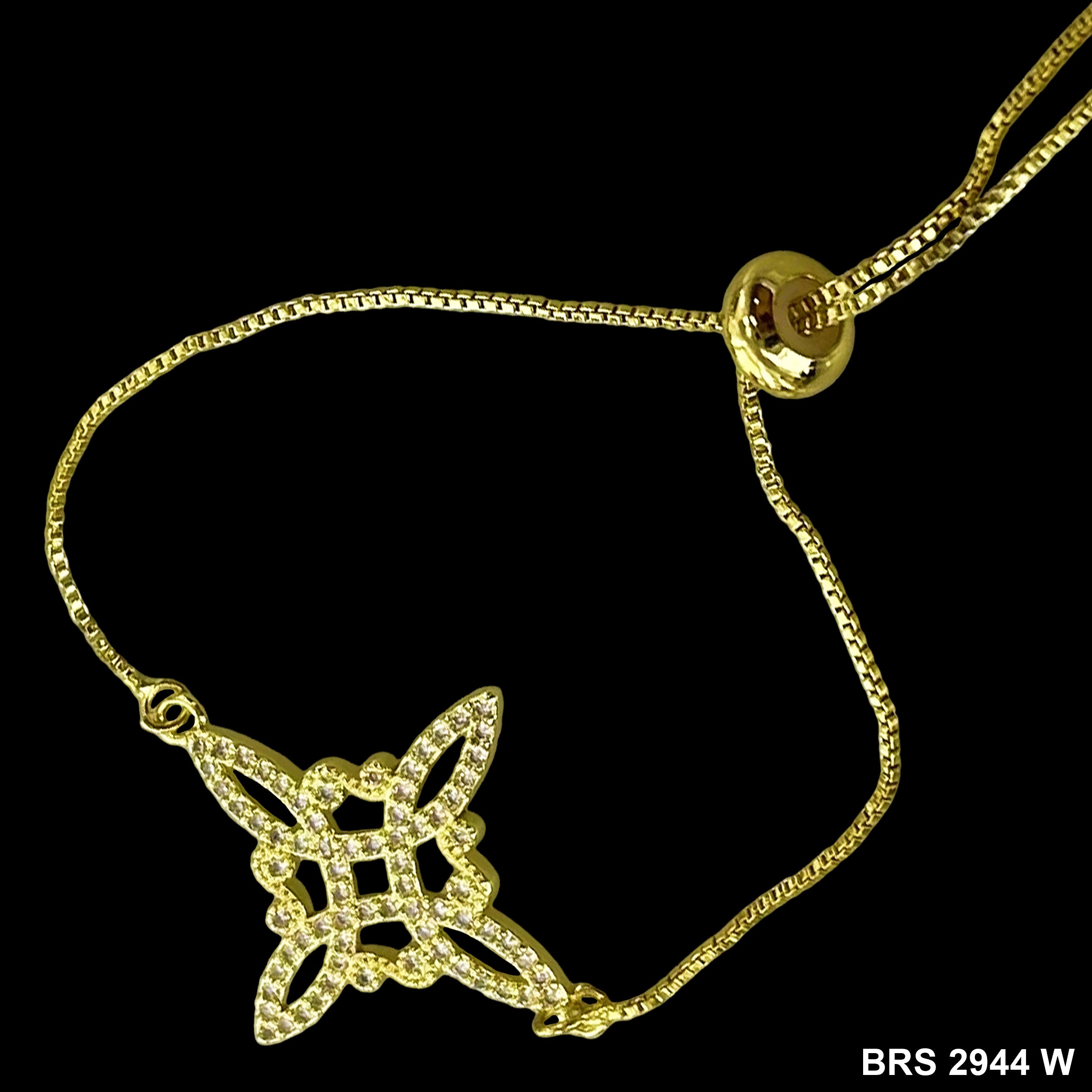 El Nudo De Brujas Adjustable Bracelet BRS 2944 W