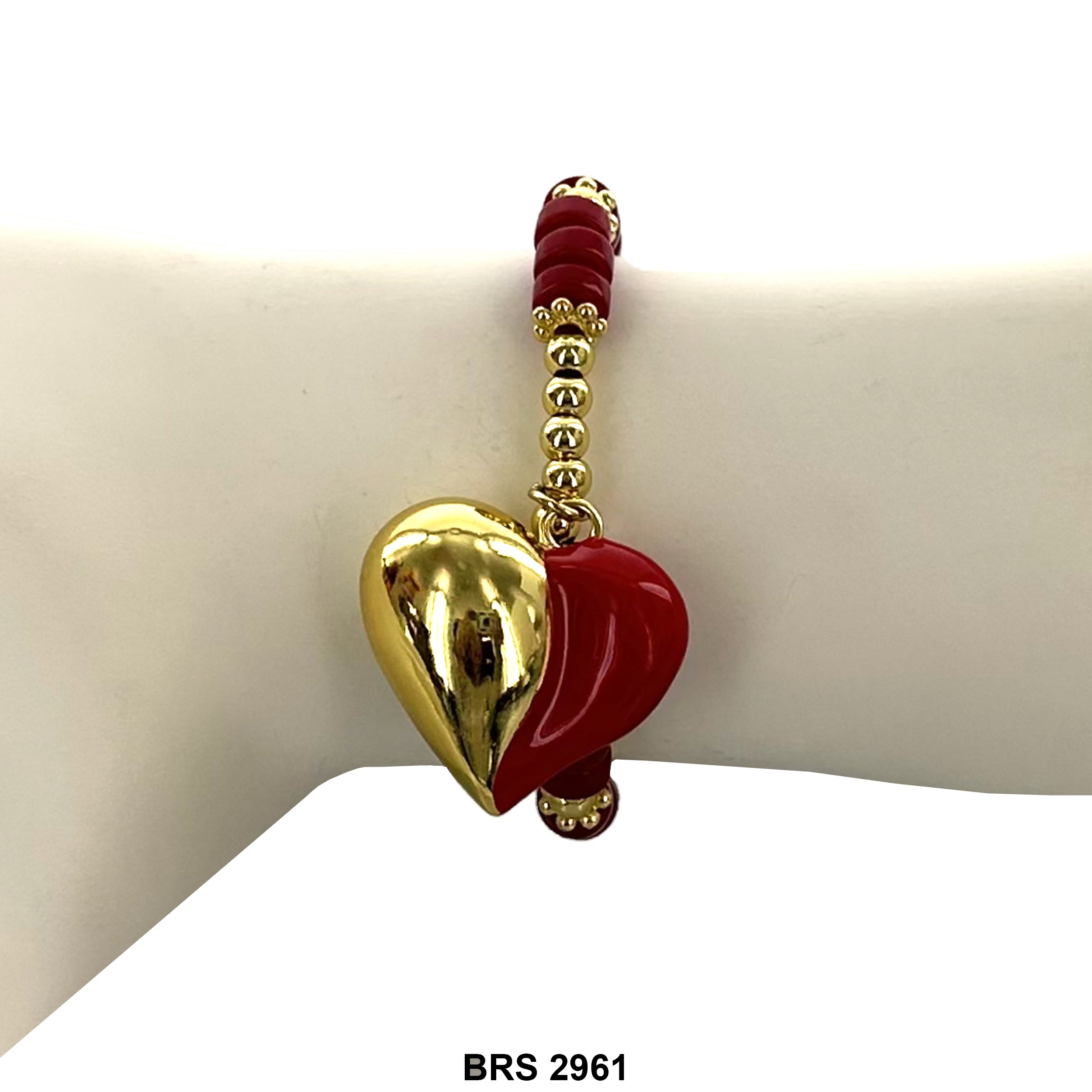 Hearts Beaded Bracelet BRS 2961