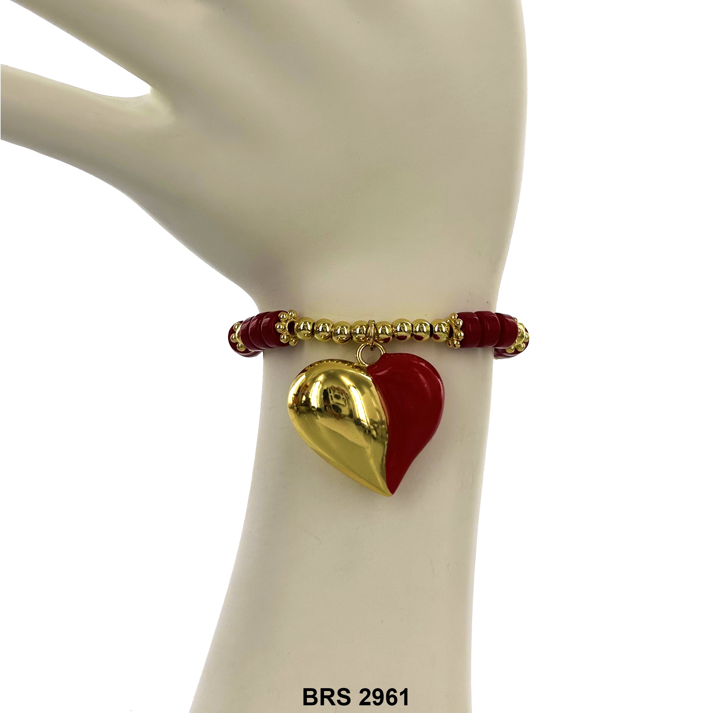 Hearts Beaded Bracelet BRS 2961