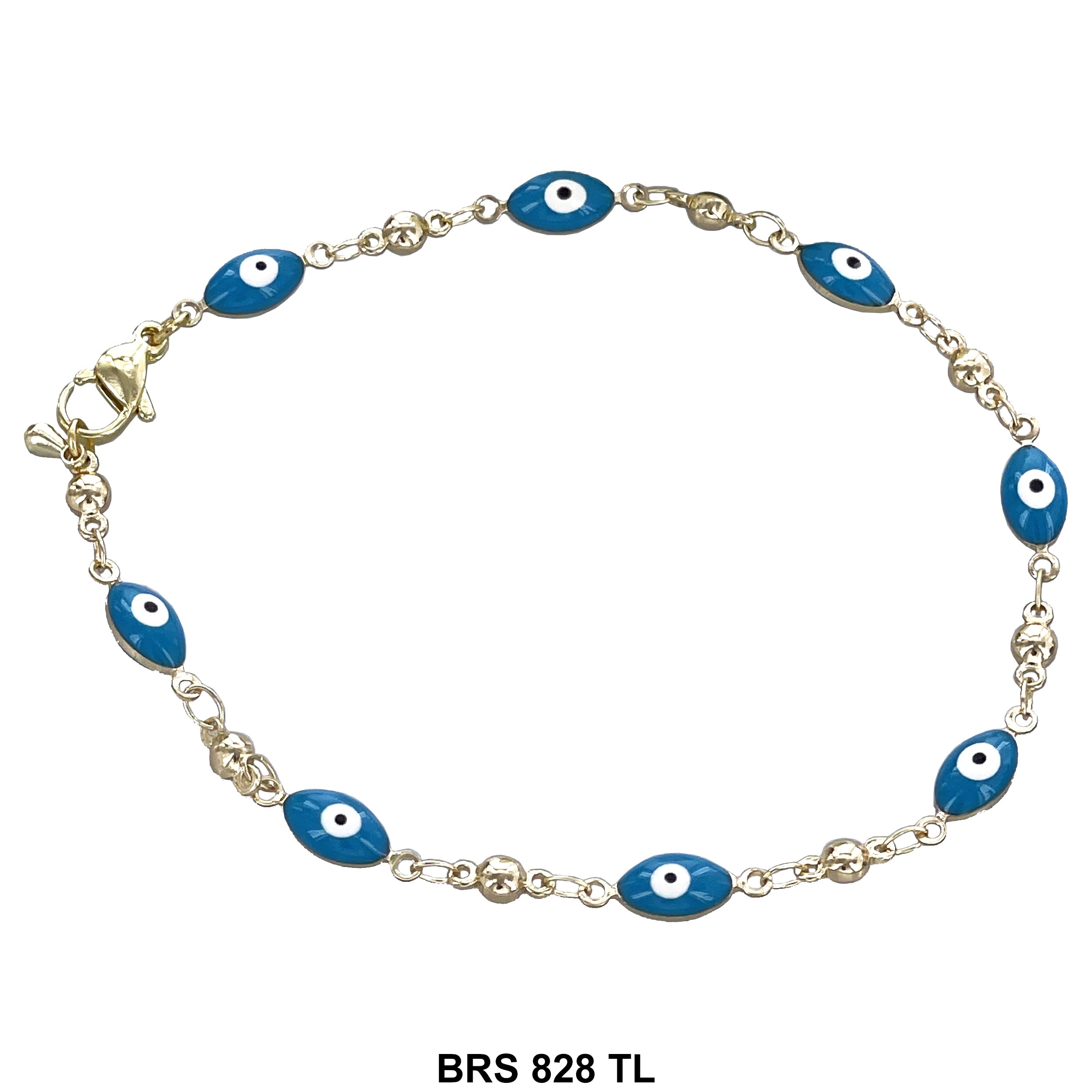 Oval Evil Eye Bracelet BRS 828 TL