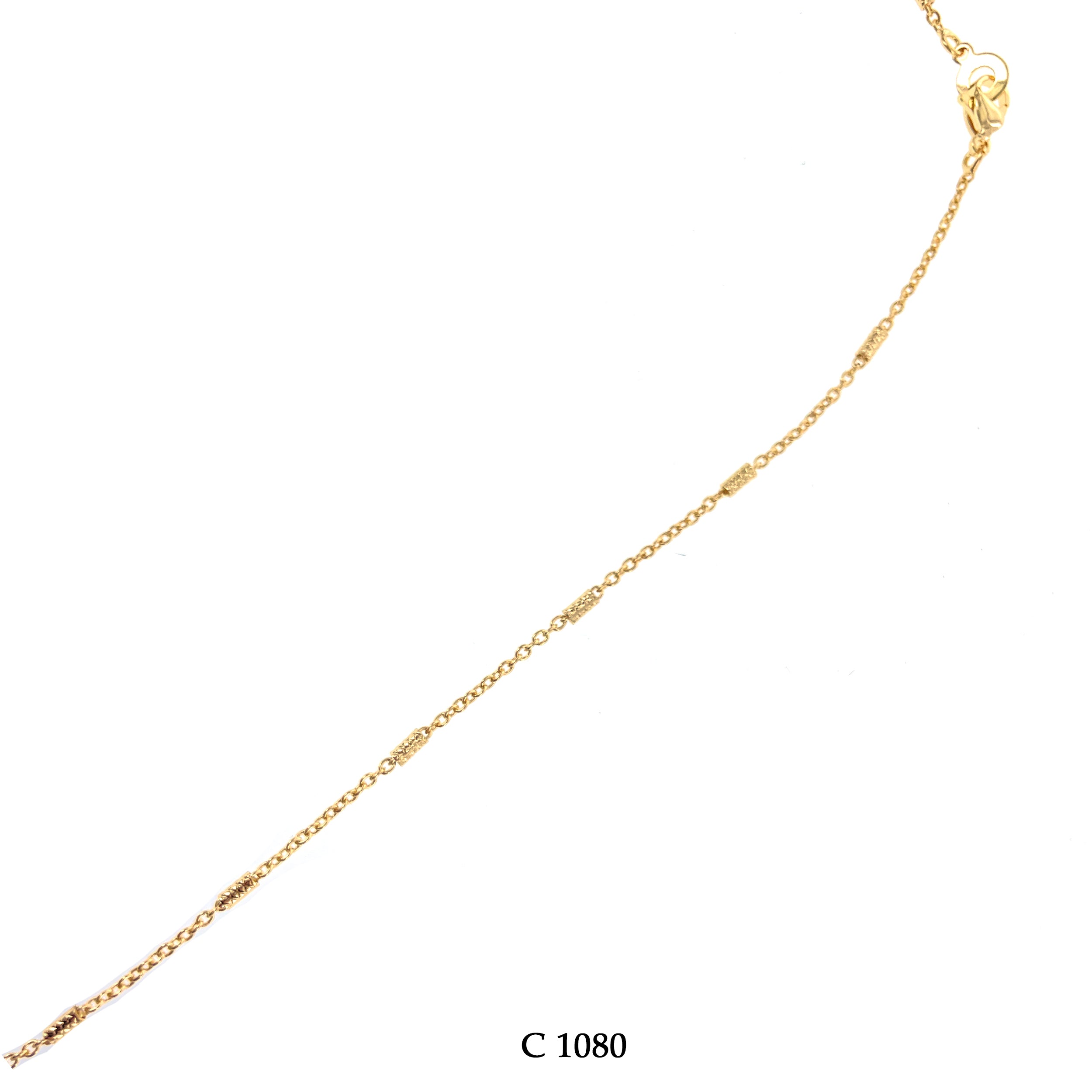 1.5 Mm Gold Plated Chain C 1080