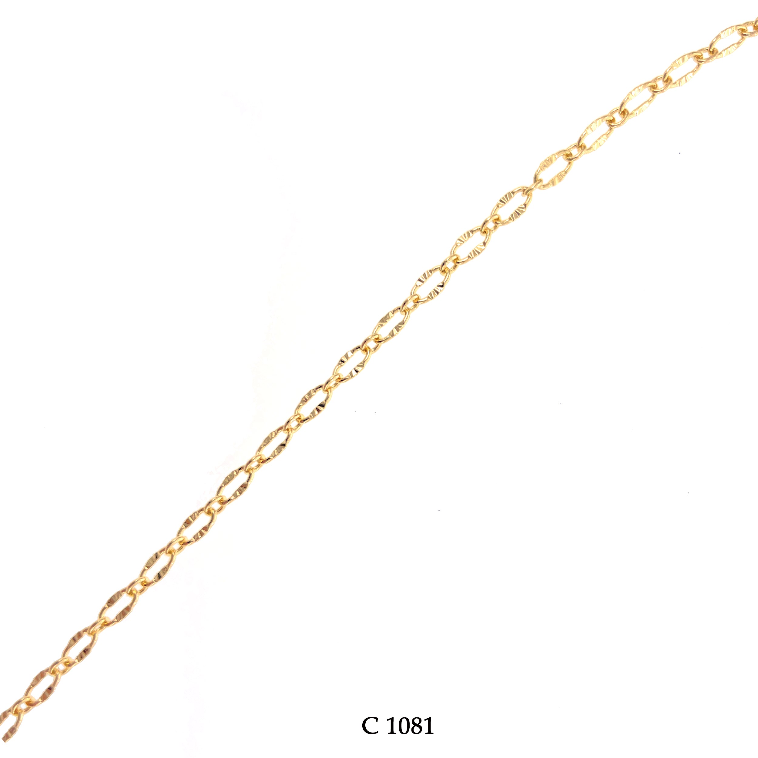 1.5 Mm Gold Plated Chain C 1081