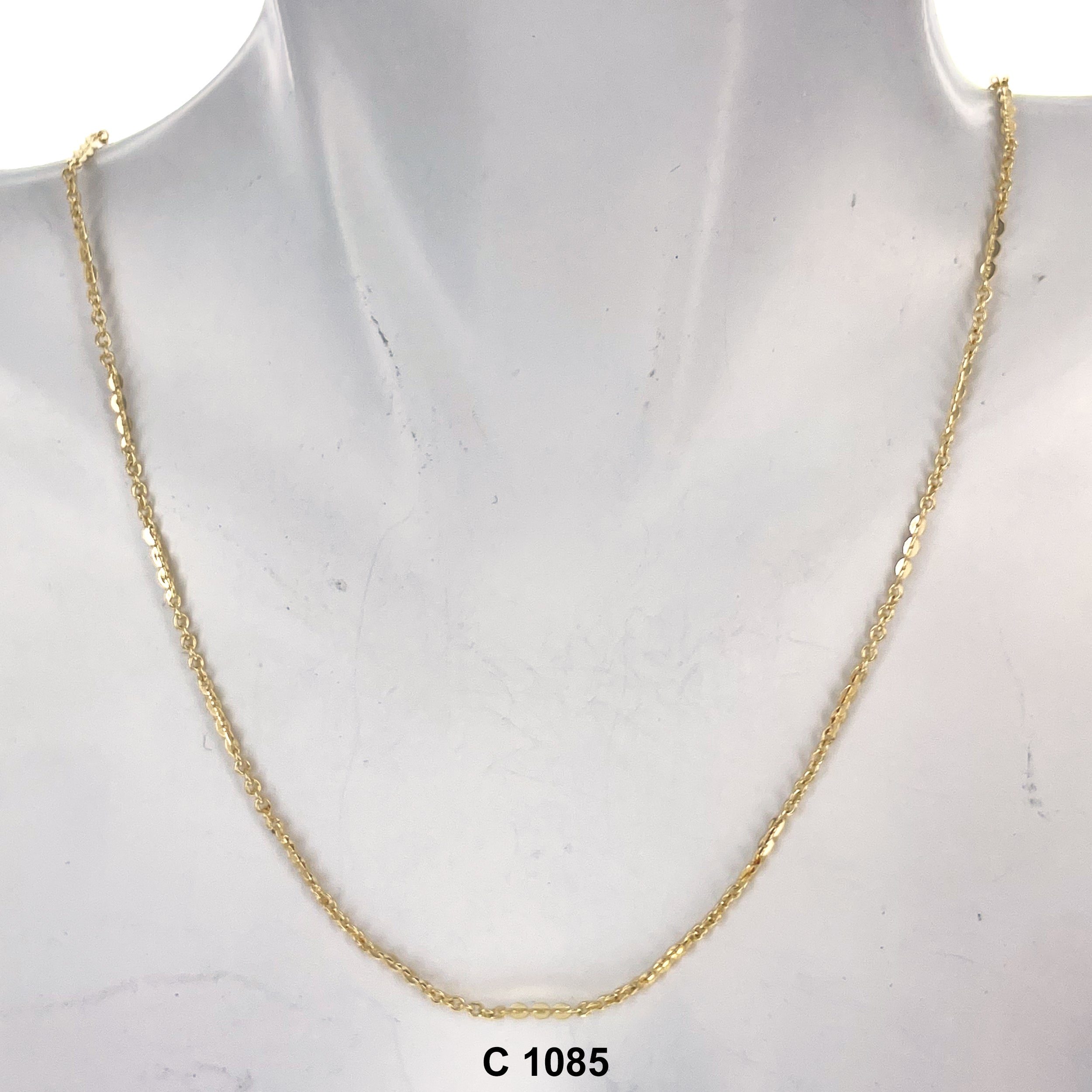 1.5 MM Gold Plated Chain C 1085