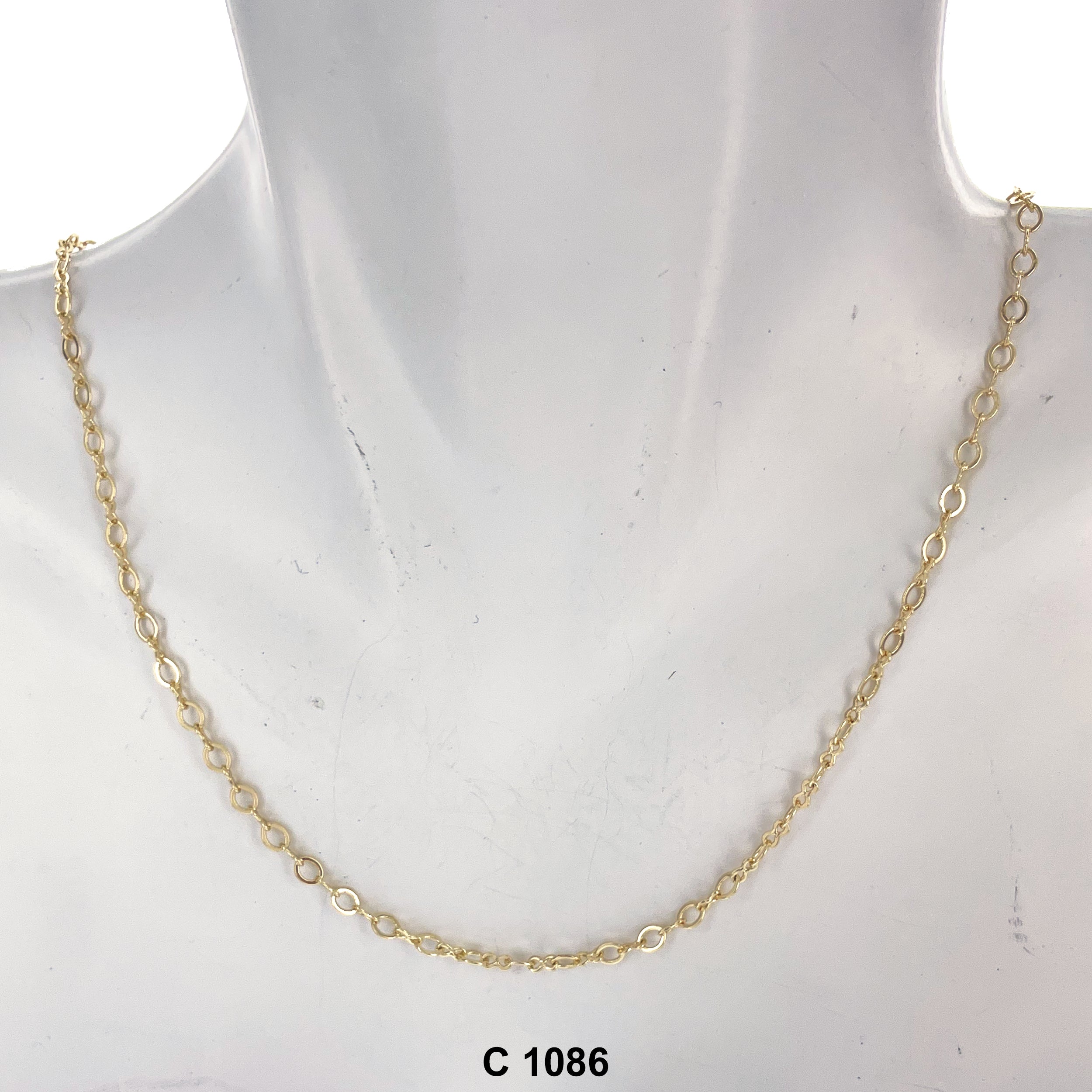 1.5 MM Gold Plated Chain C 1086