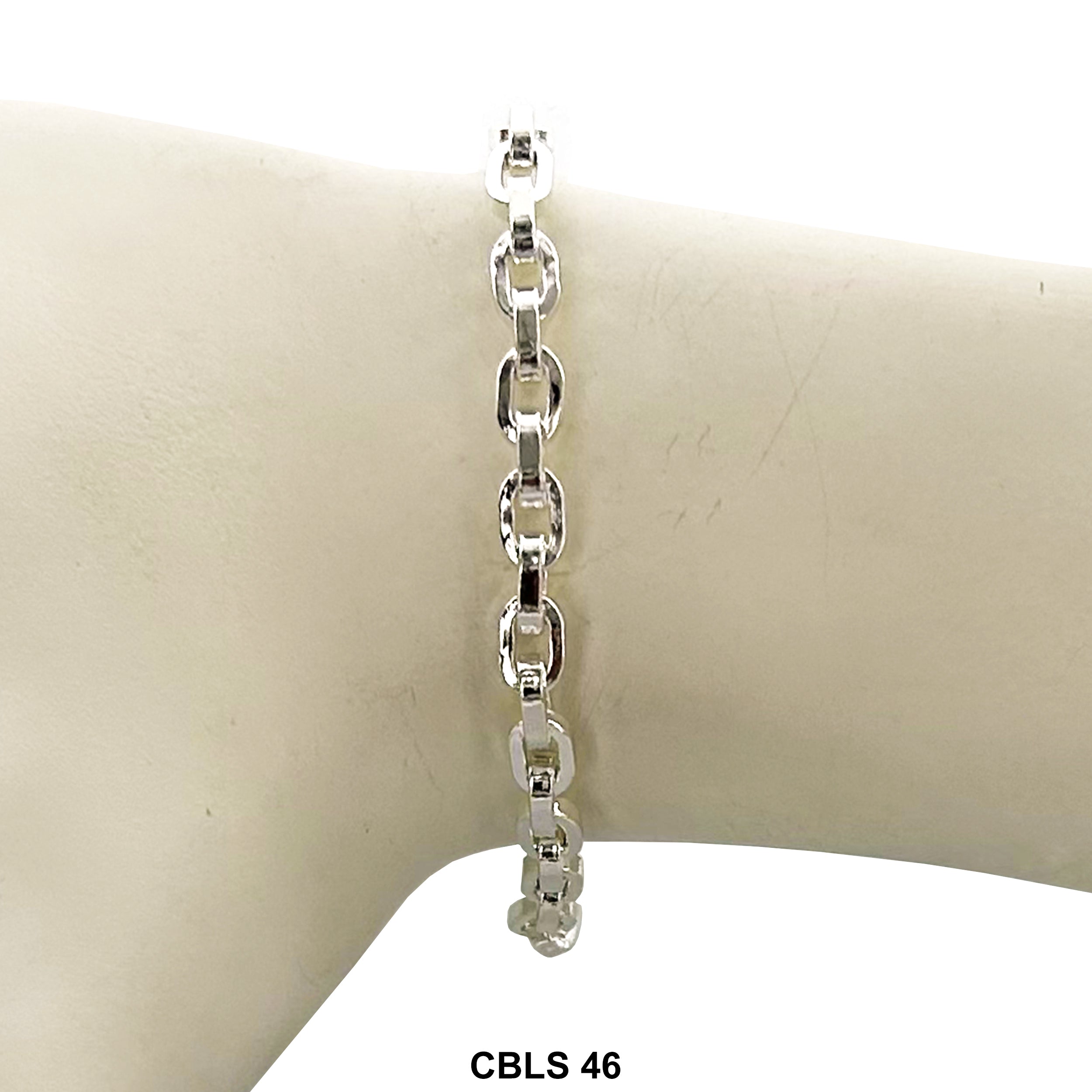 4 x 6 MM Links Cable Style Bracelet CBLS 46