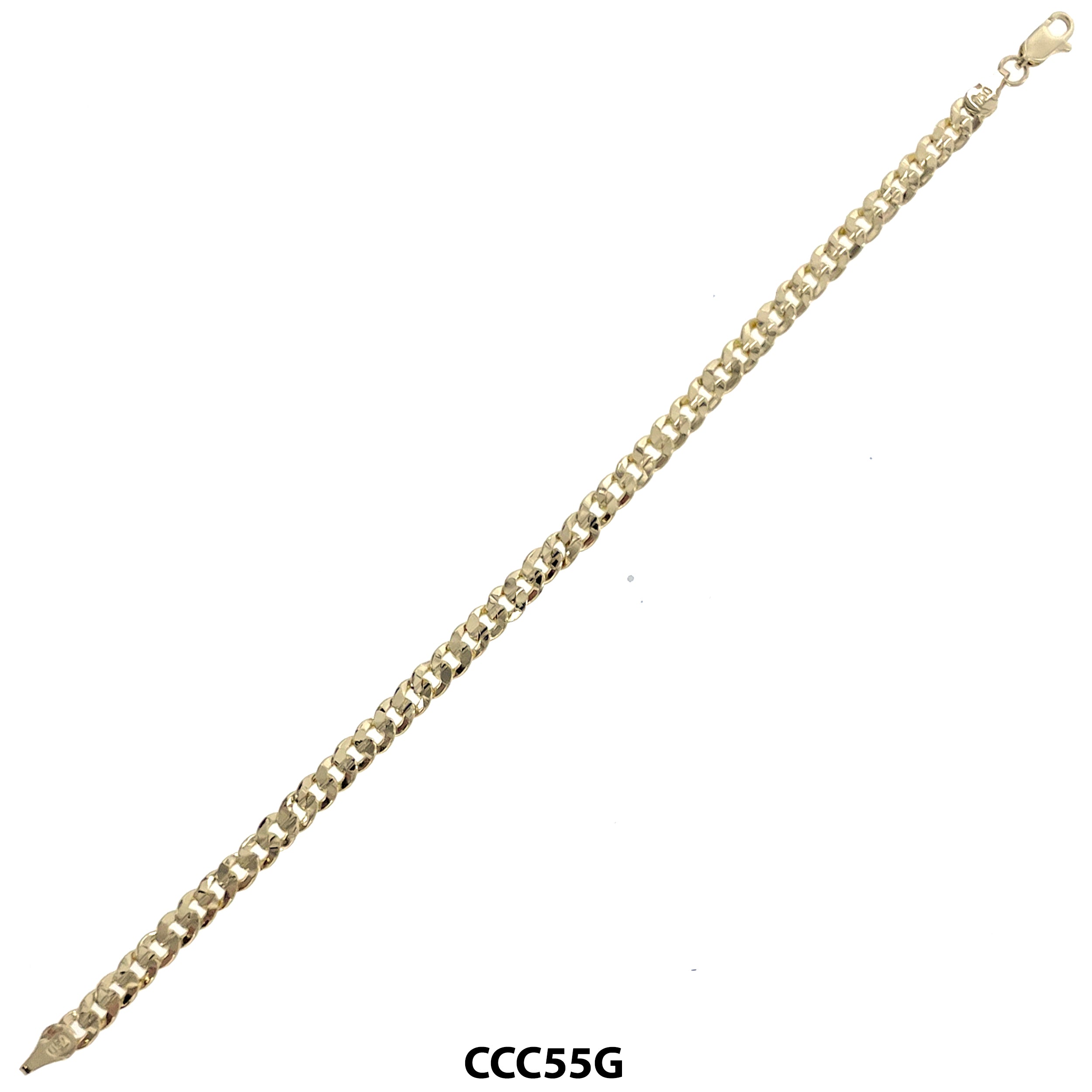 5.5 MM Conclave Cuban Bracelet CCC55G