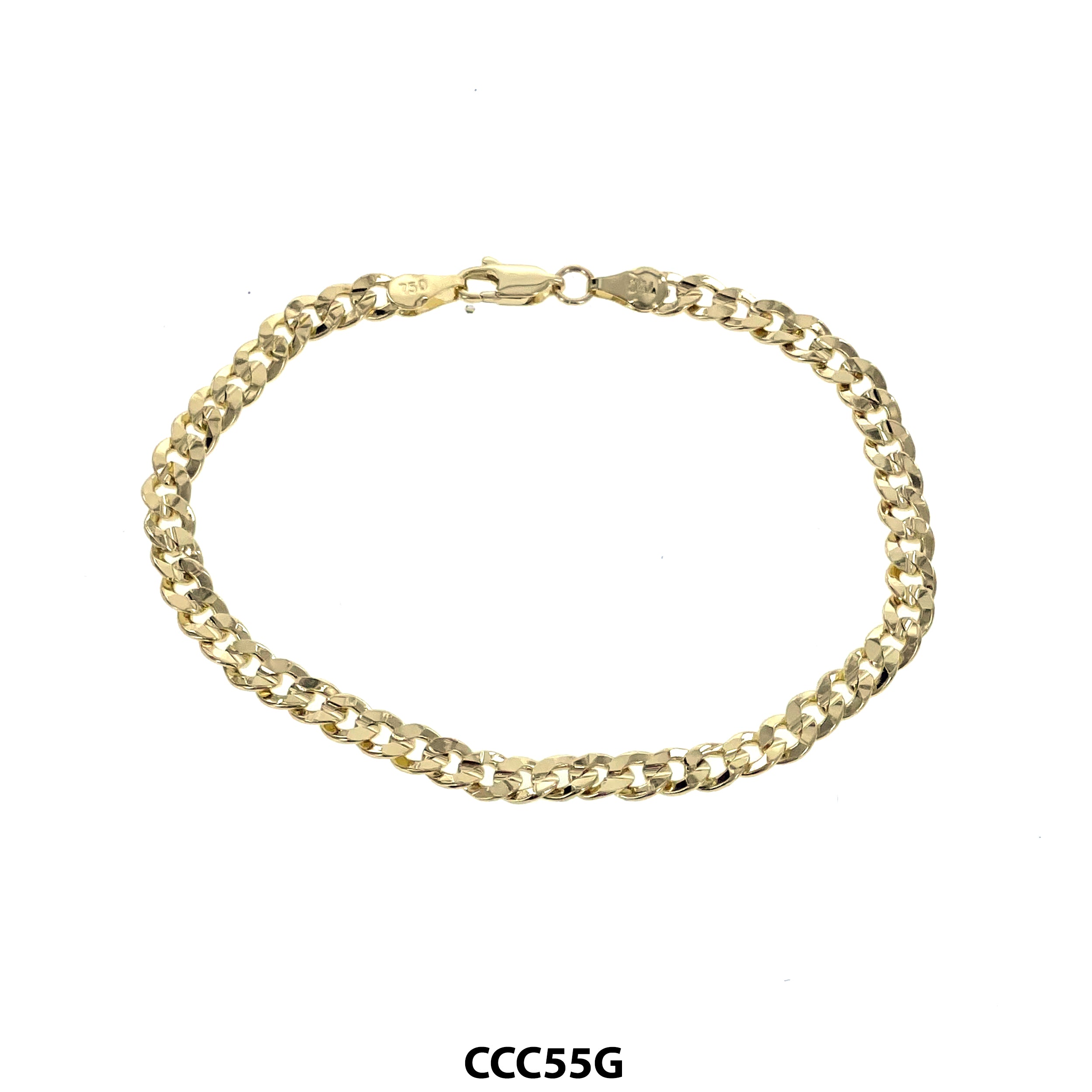 5.5 MM Conclave Cuban Bracelet CCC55G