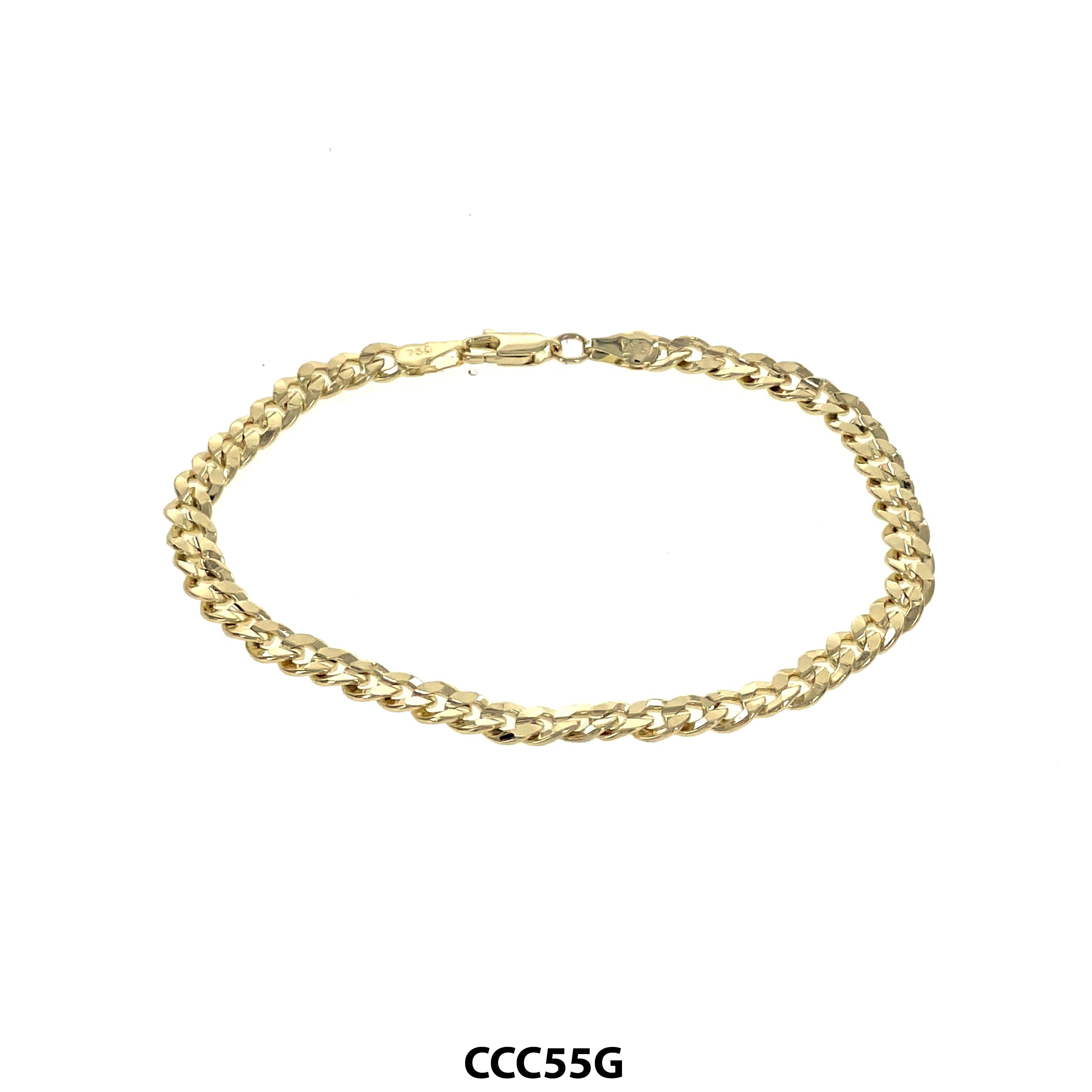 5.5 MM Conclave Cuban Bracelet CCC55G