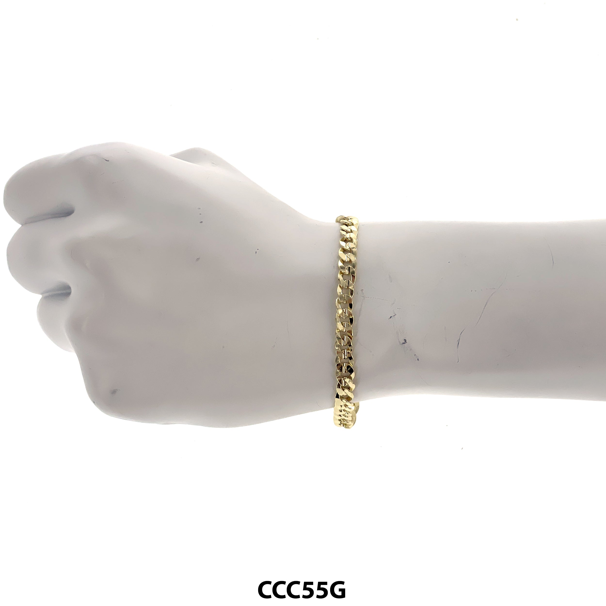 5.5 MM Conclave Cuban Bracelet CCC55G