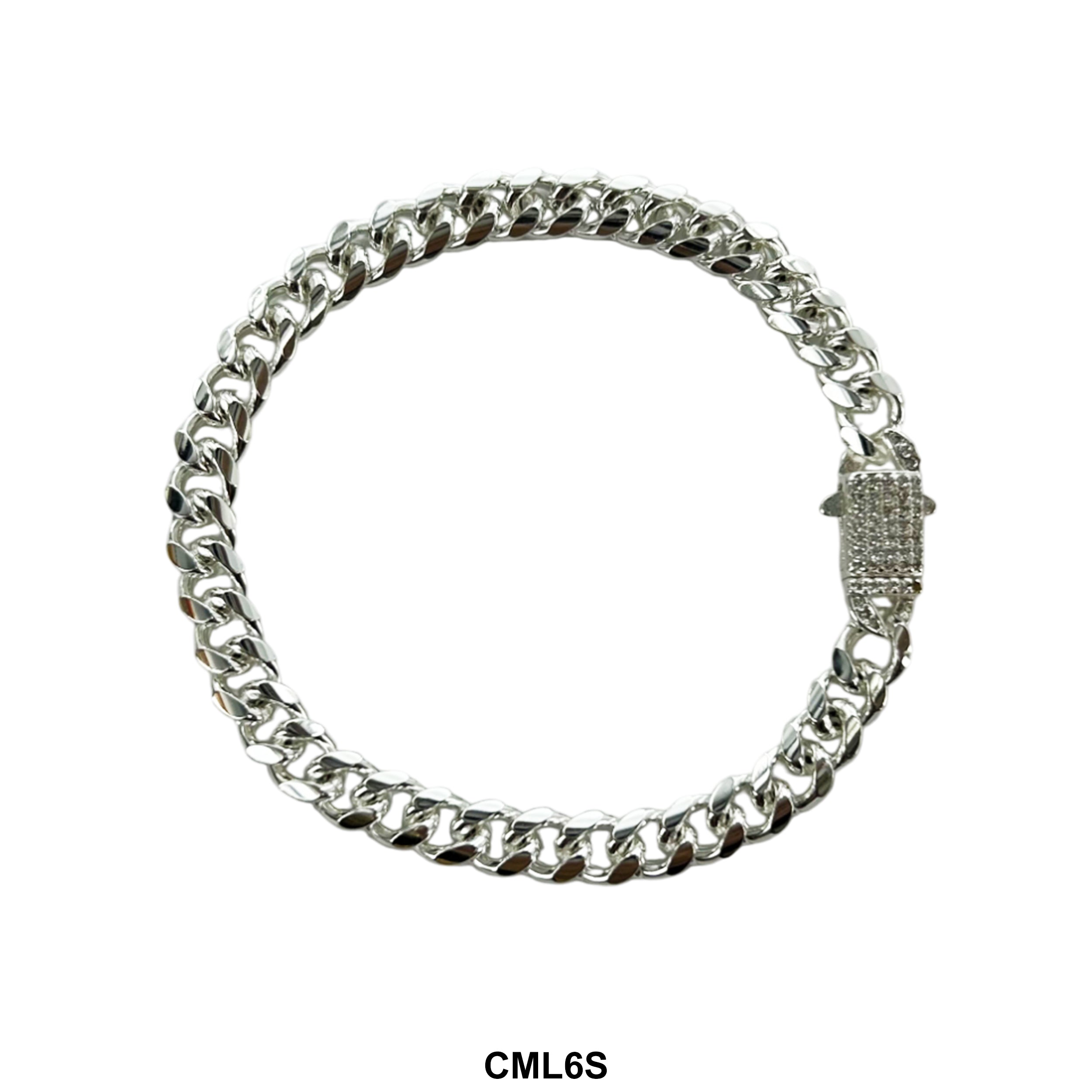6 MM Monaco Lock Cuban Bracelet CML6S