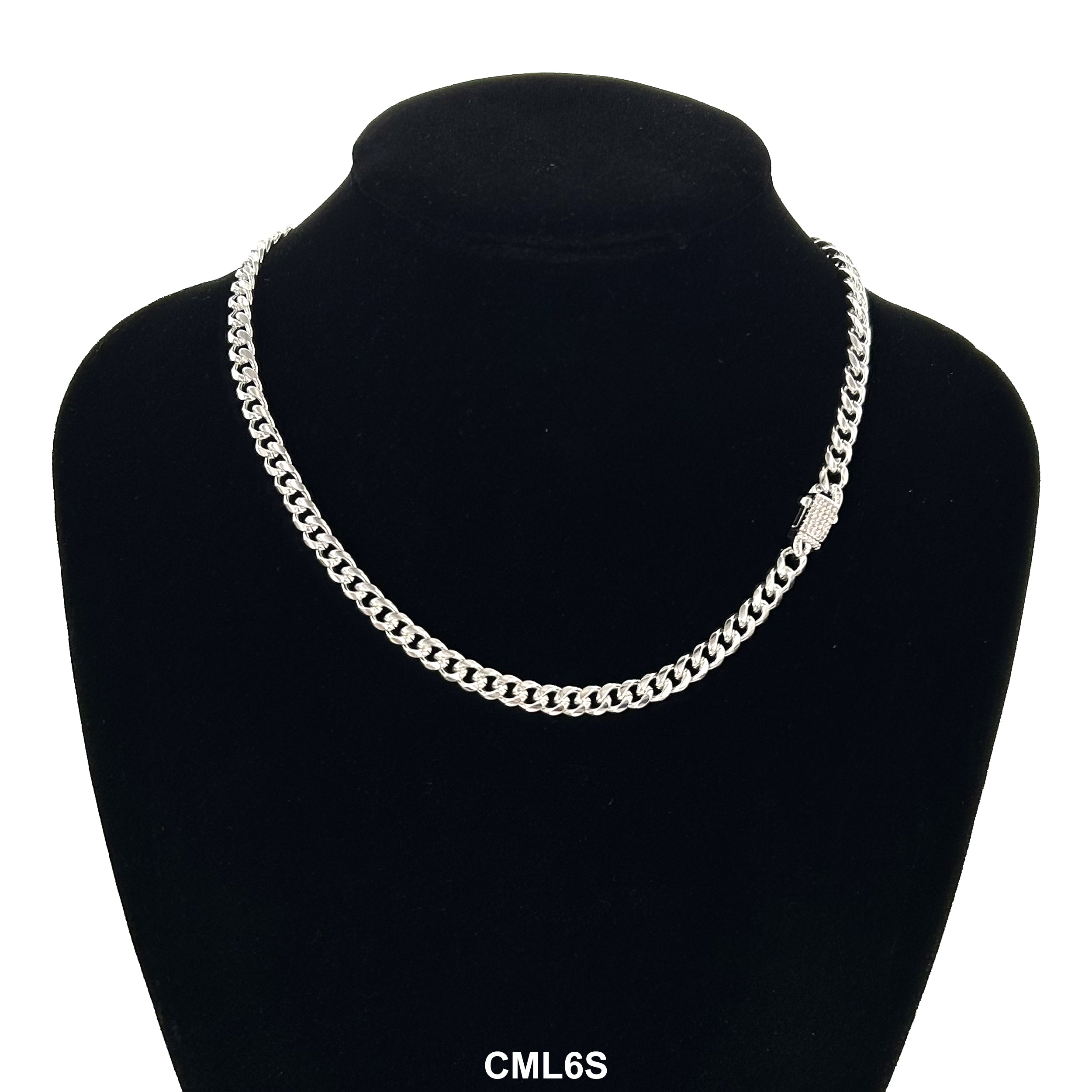 6 MM Monaco Lock Cuban Chain CML6S