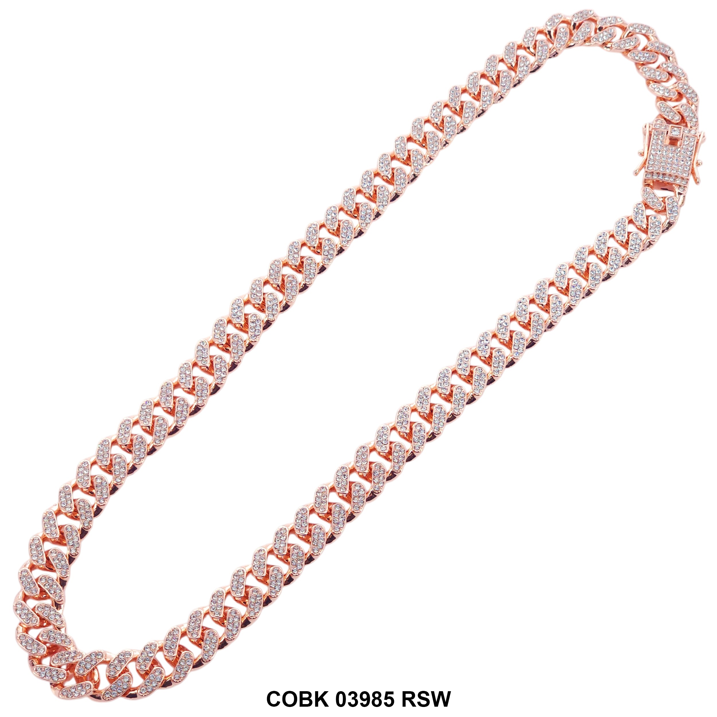 13 MM Hip Hop Necklace COBK 03985 RSW