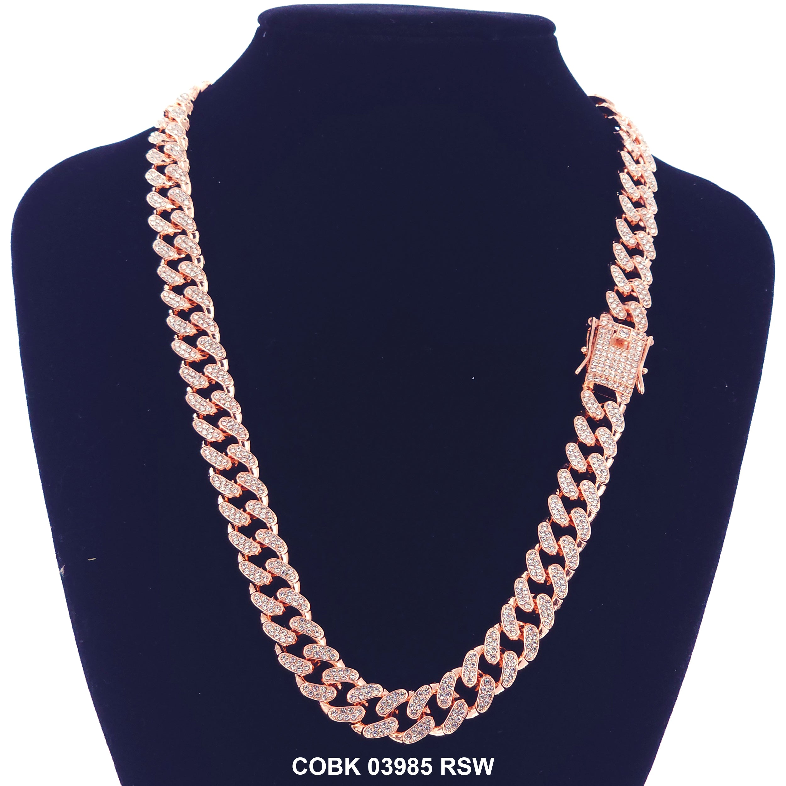 13 MM Hip Hop Necklace COBK 03985 RSW