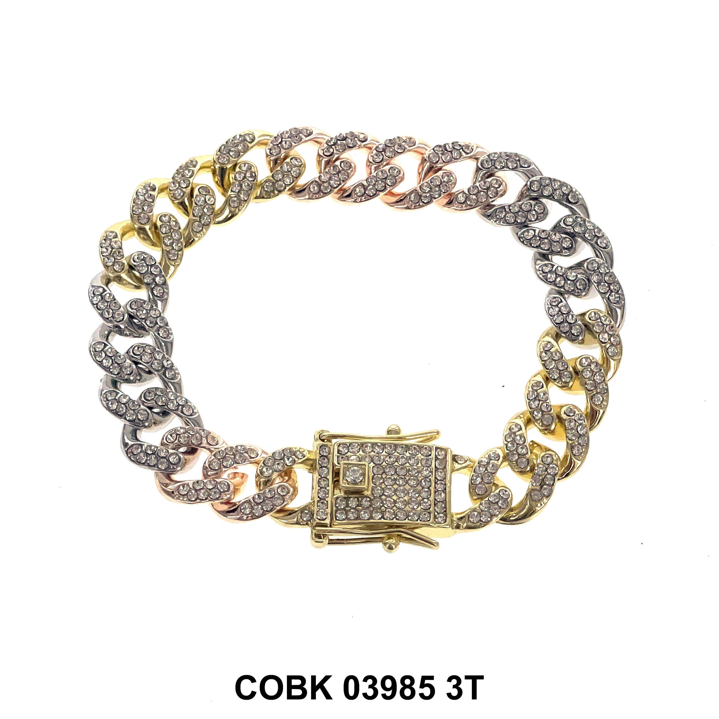 Pulsera Hip Hop 13 MM COBK 03987 GW