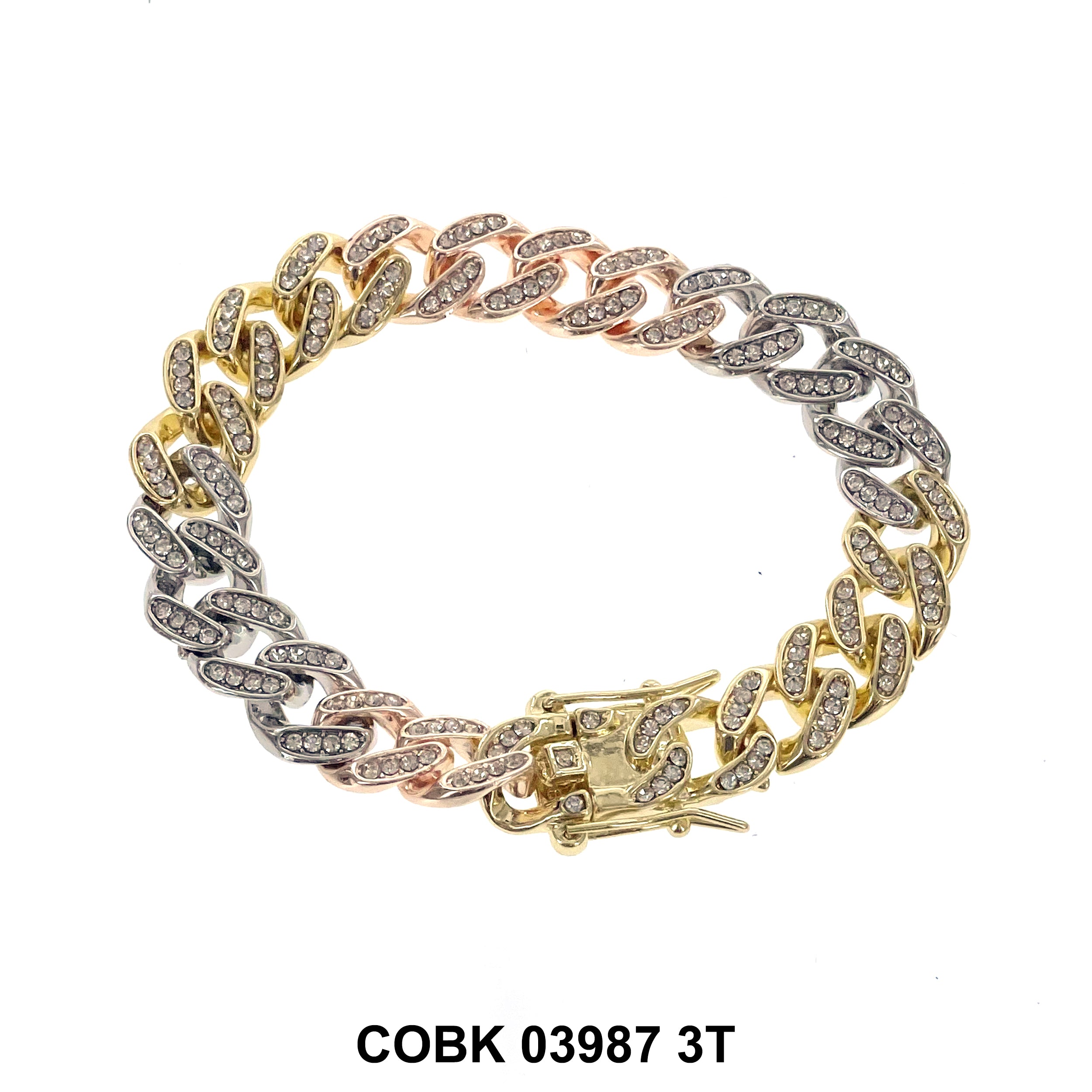 Pulsera Hip Hop 13 MM COBK 03987 GW