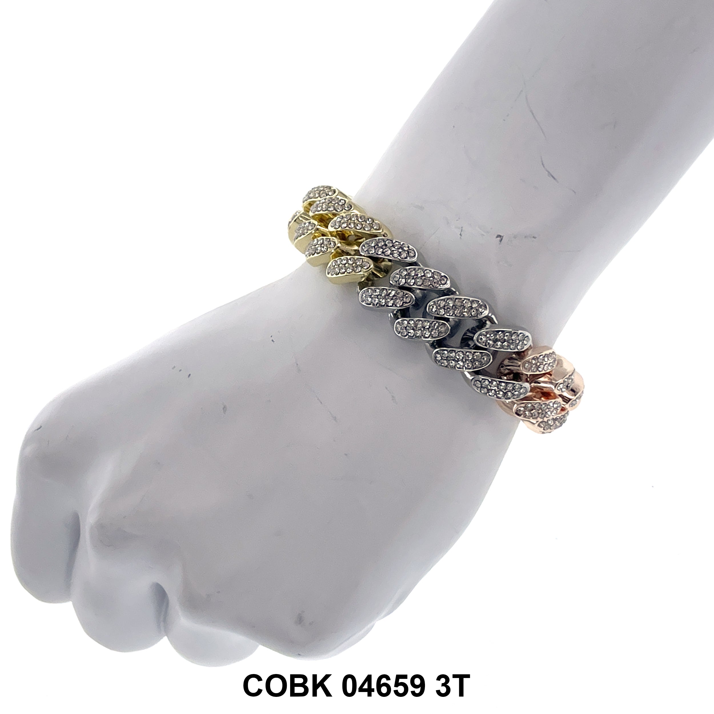 15 MM Hip Hop Bracelet COBK 04659 TR