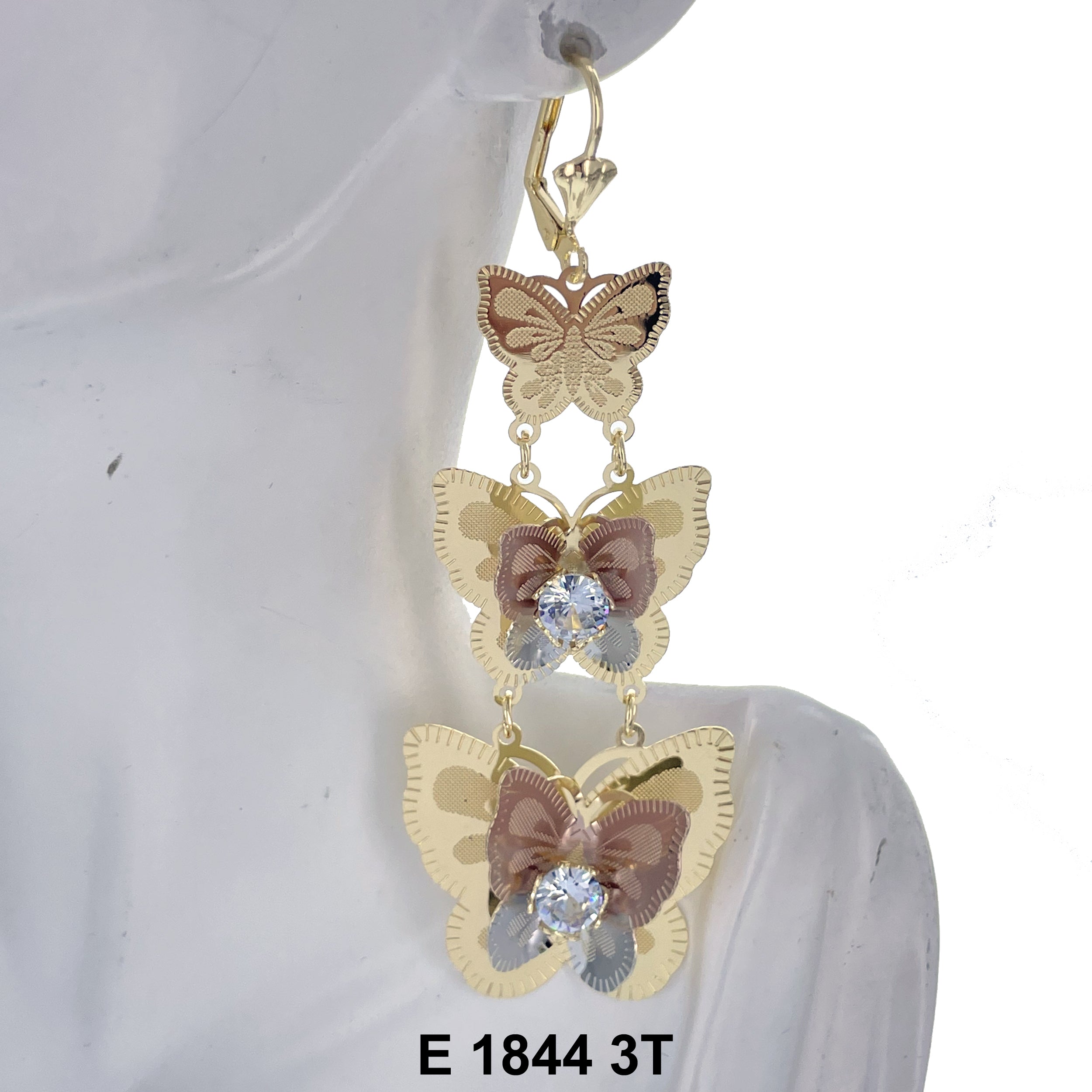 Filligree Butterfly Earrings E 1844 3T