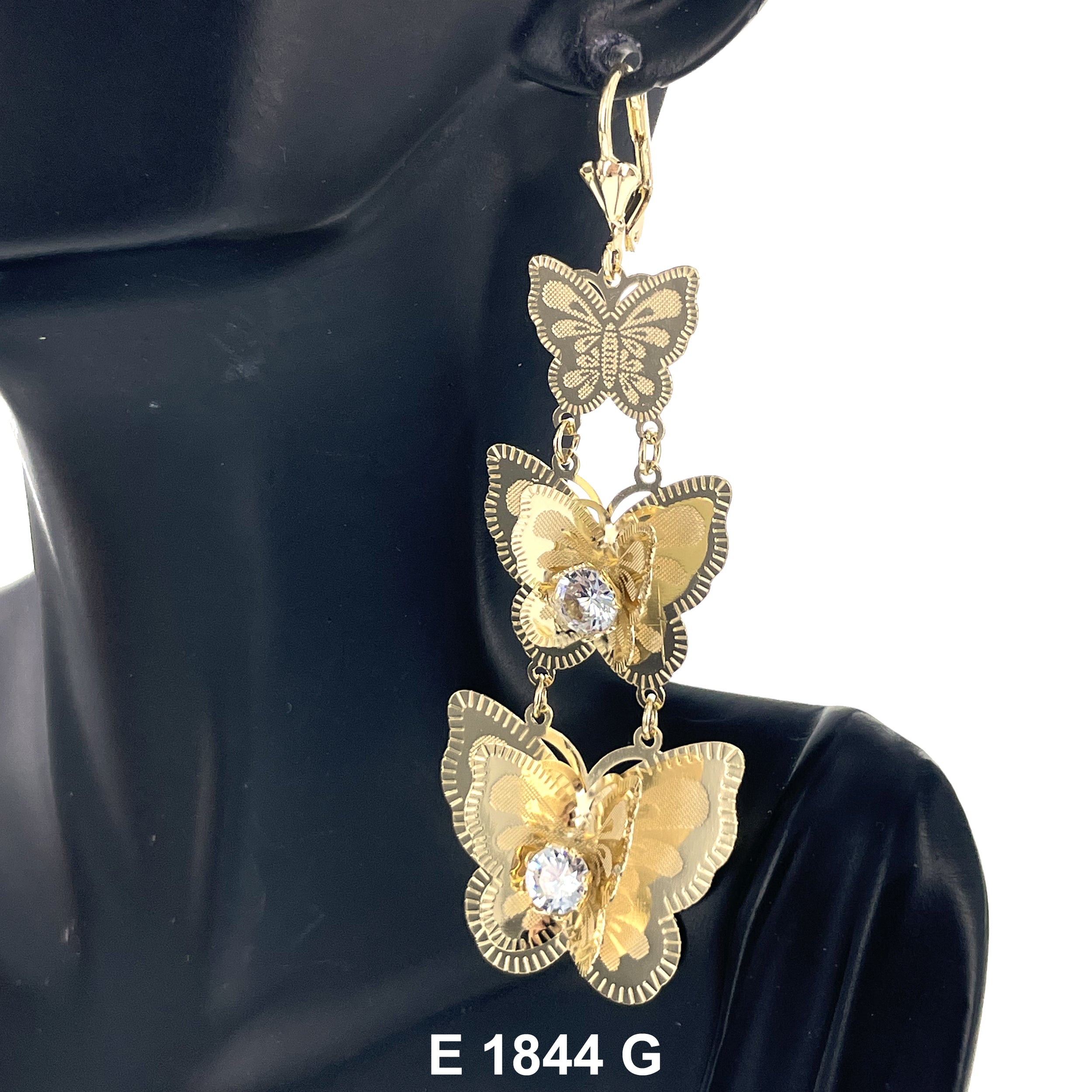 Filligree Butterfly Earrings E 1844 G