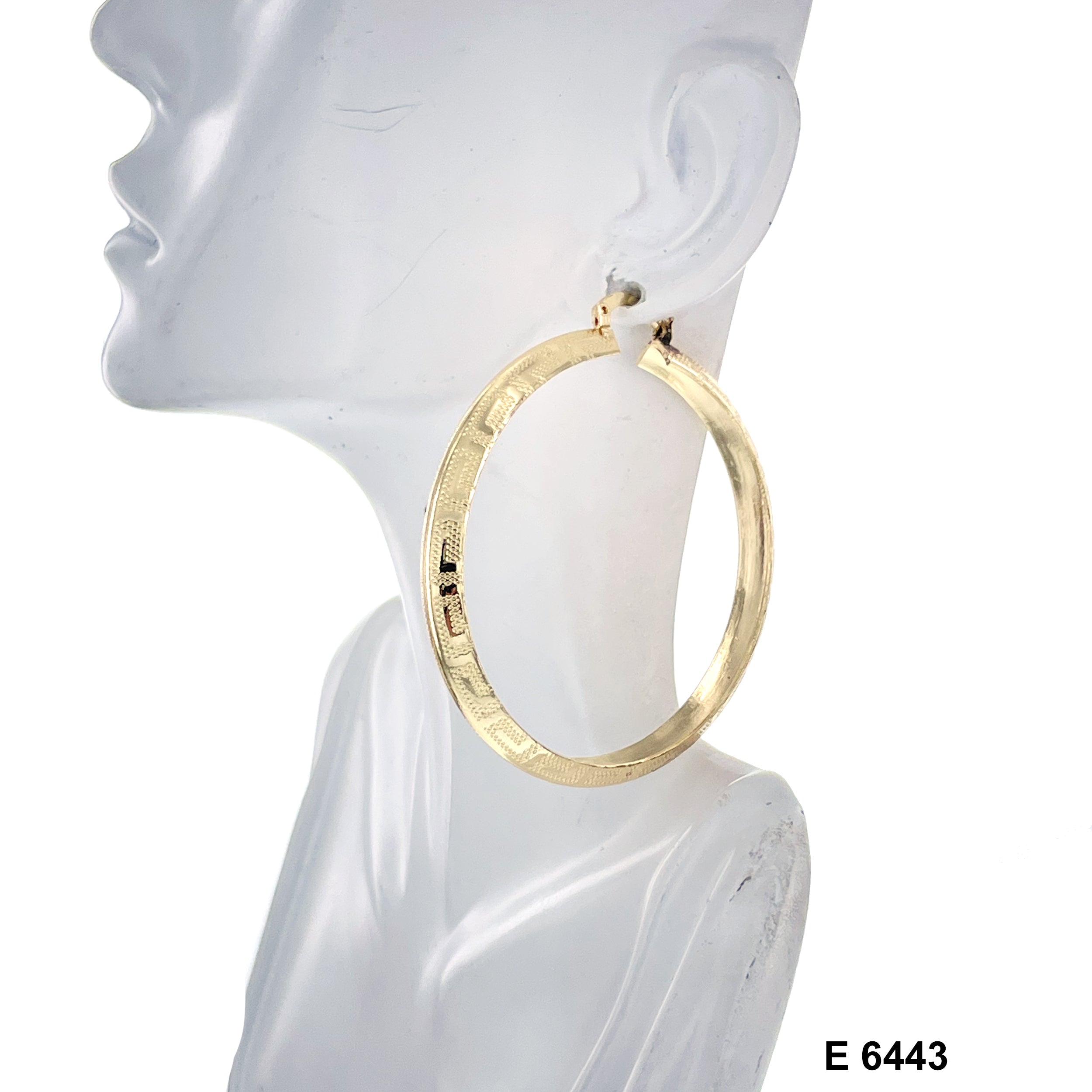 Engraved hoop earrings Outlet