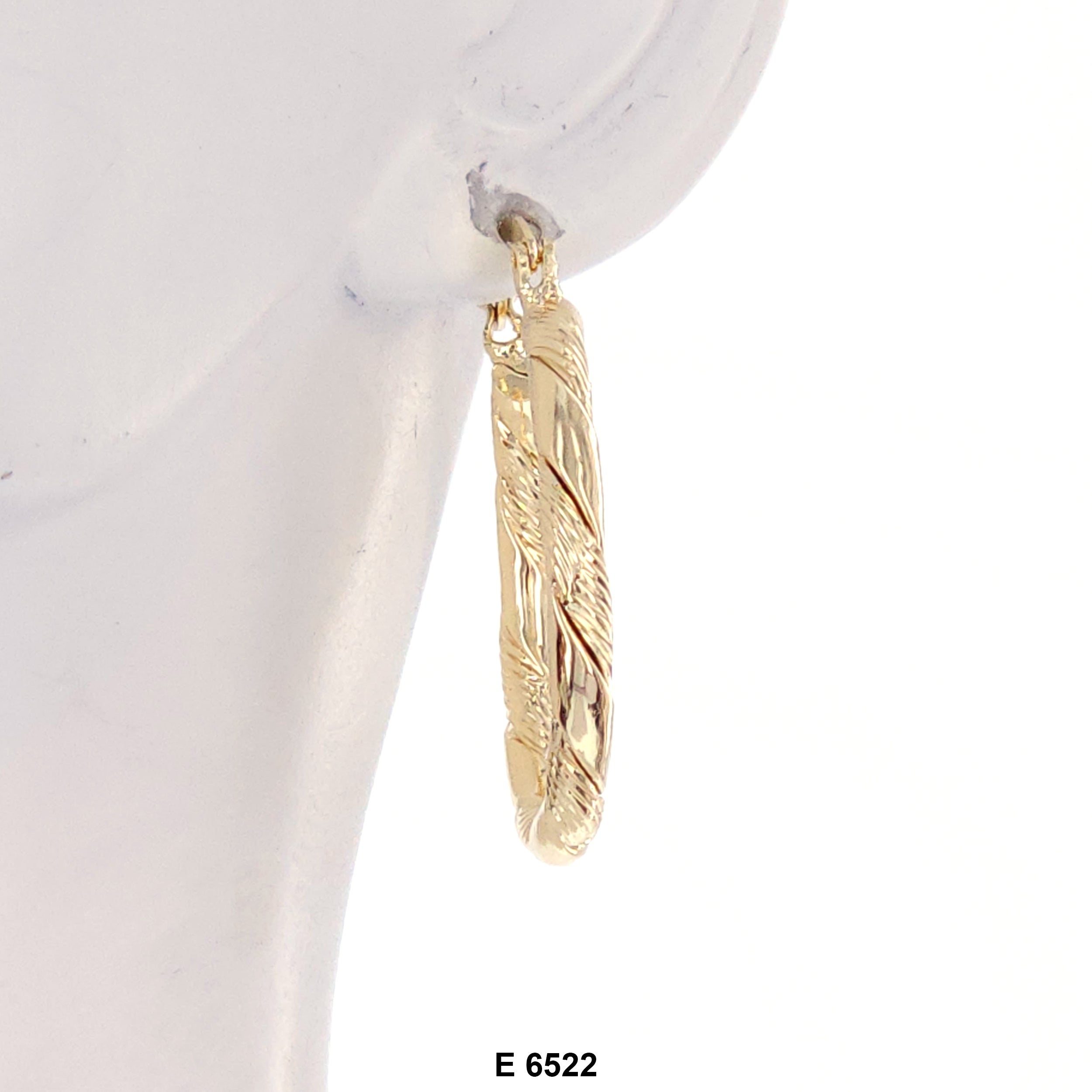 明日値段戻します。Engraved Hoop Earring Engraved Design Hoop Earrings E 6522 – Kaashusa