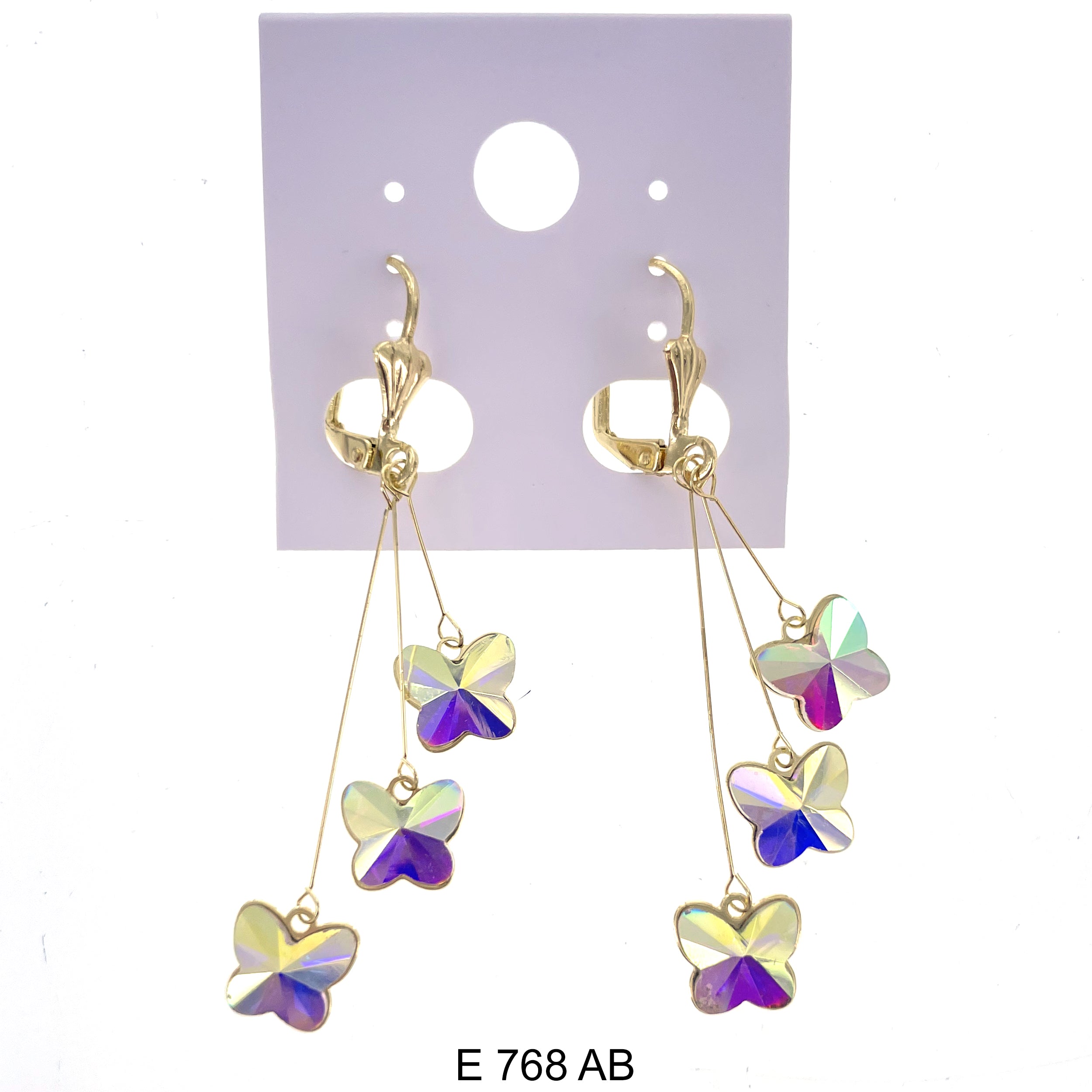 Duck Paw Earrings E 768 AB