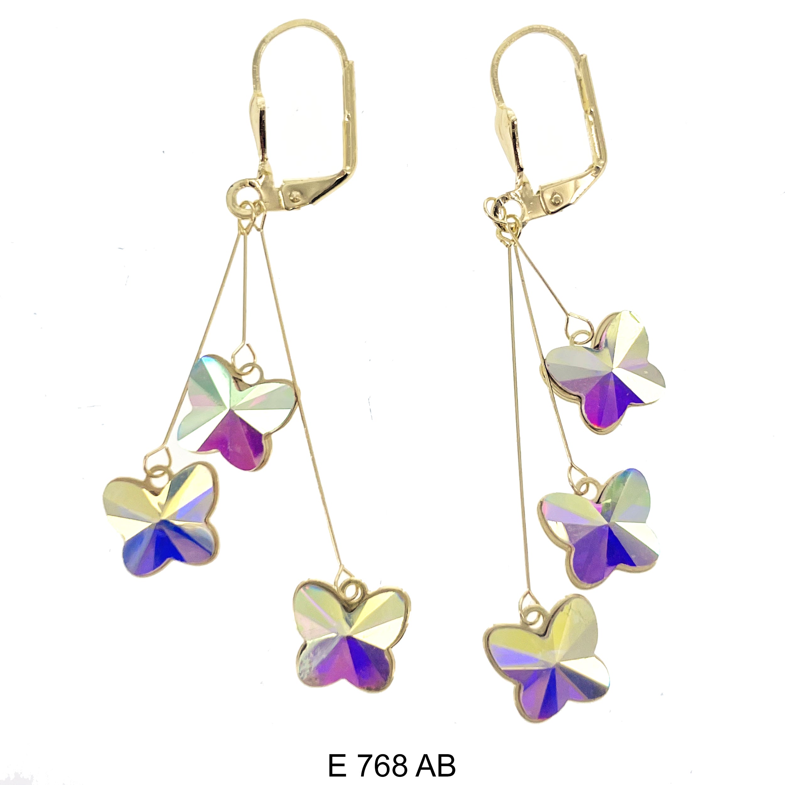 Duck Paw Earrings E 768 AB