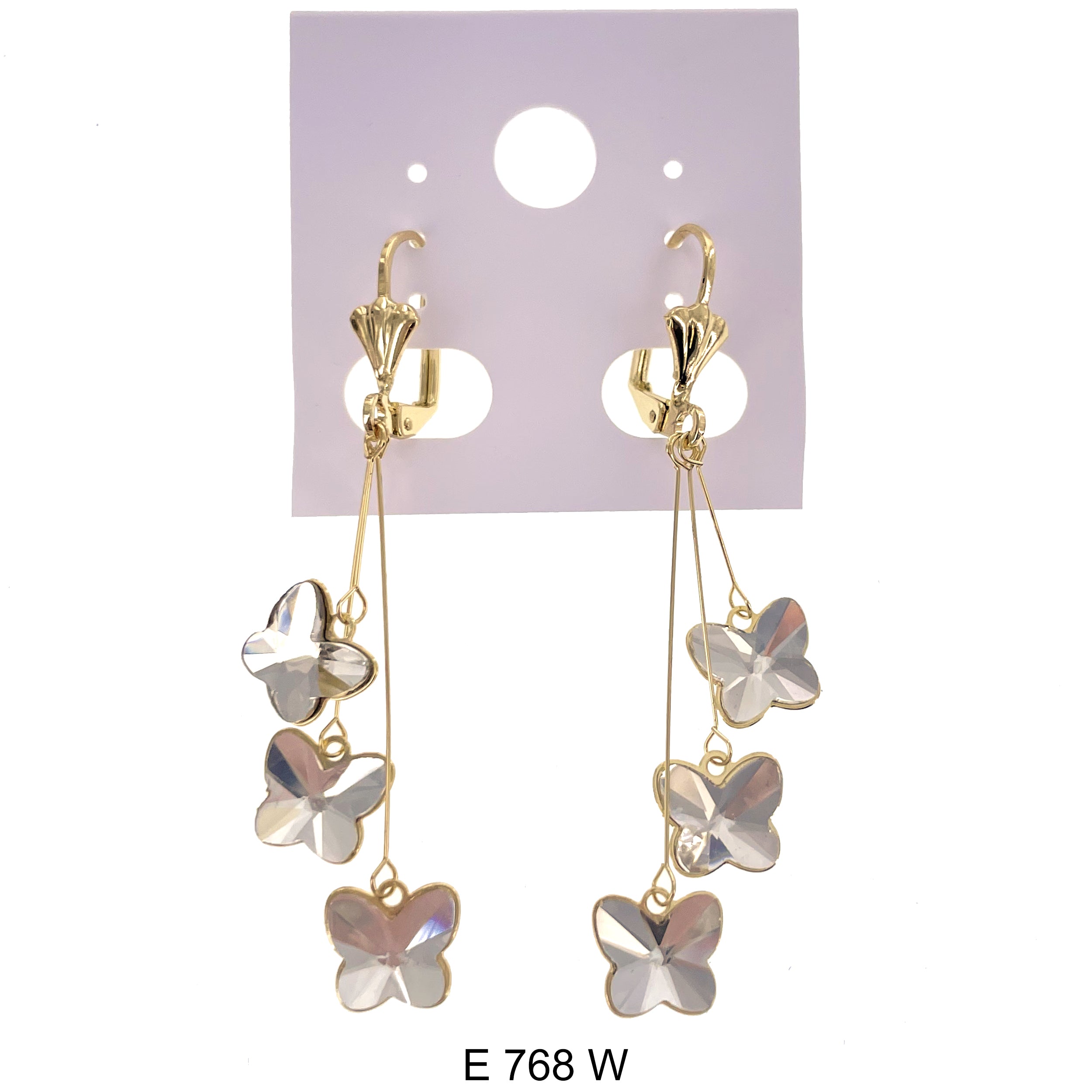 Duck Paw Earrings E 768 W