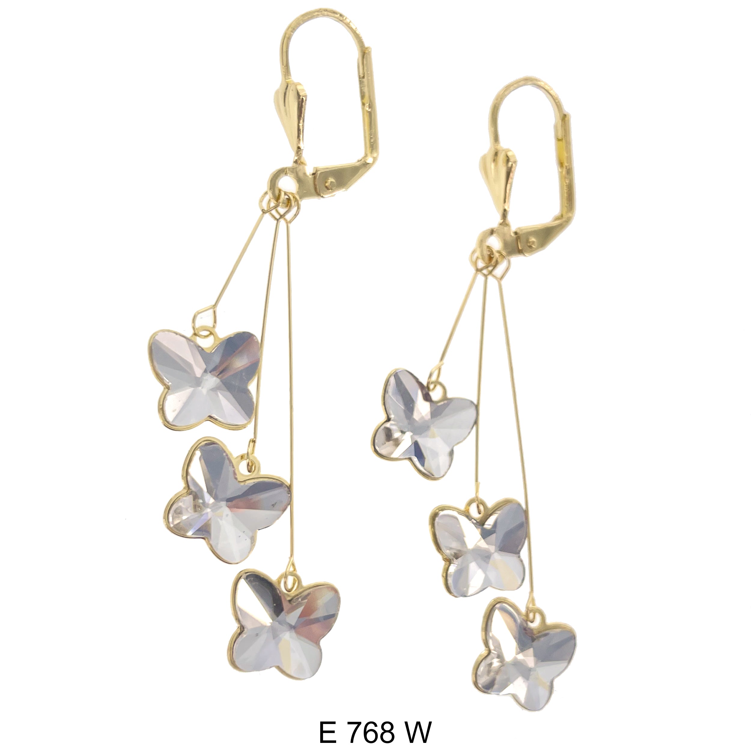 Duck Paw Earrings E 768 W