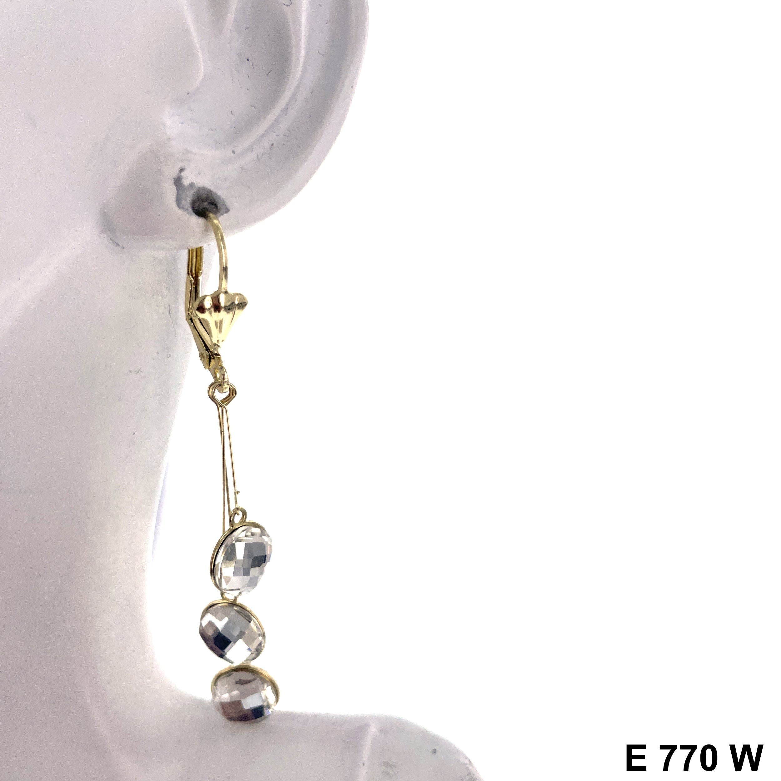 Duck Paw Earrings E 770 W