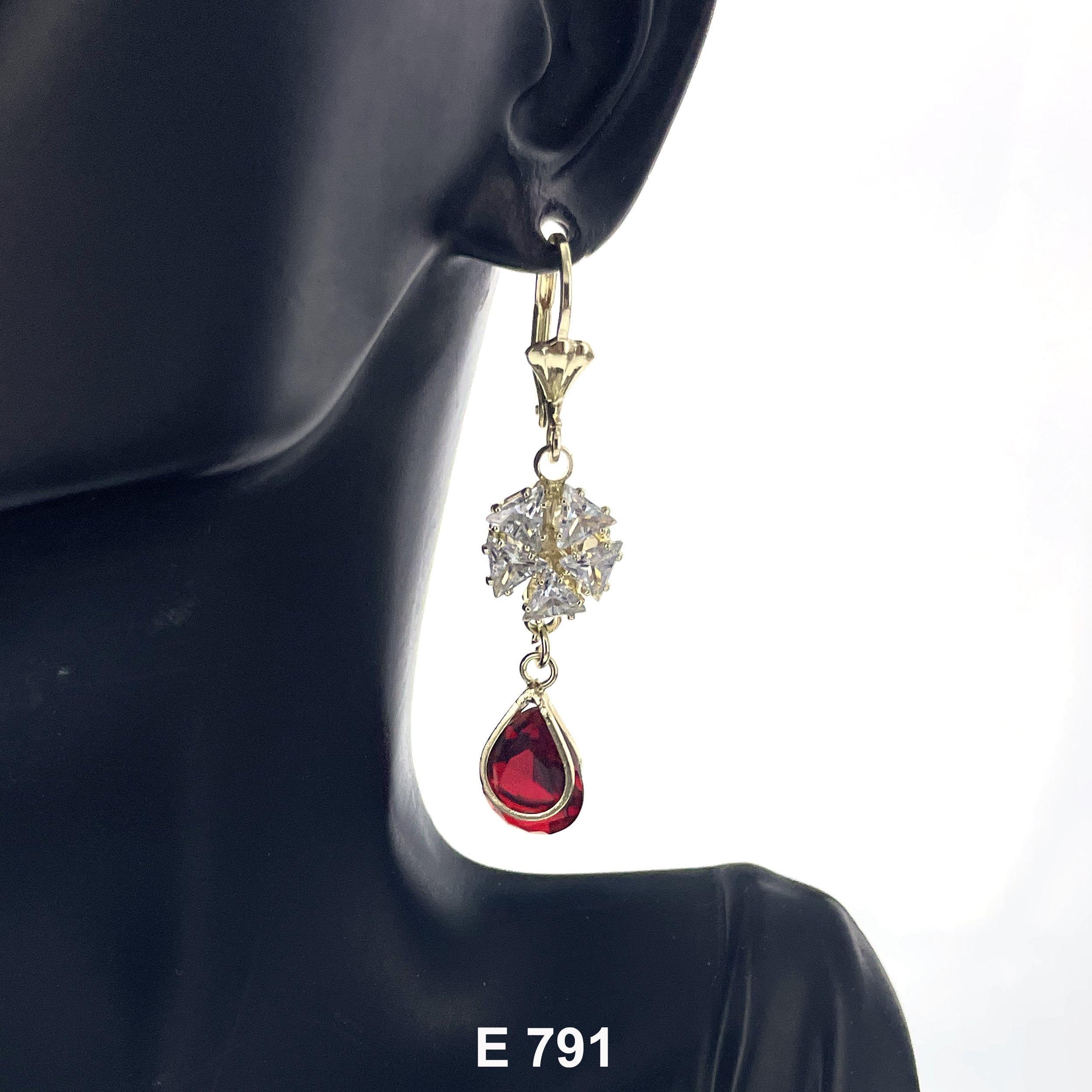 Duck Paw Tears Of Joy Stoned Earring E 791