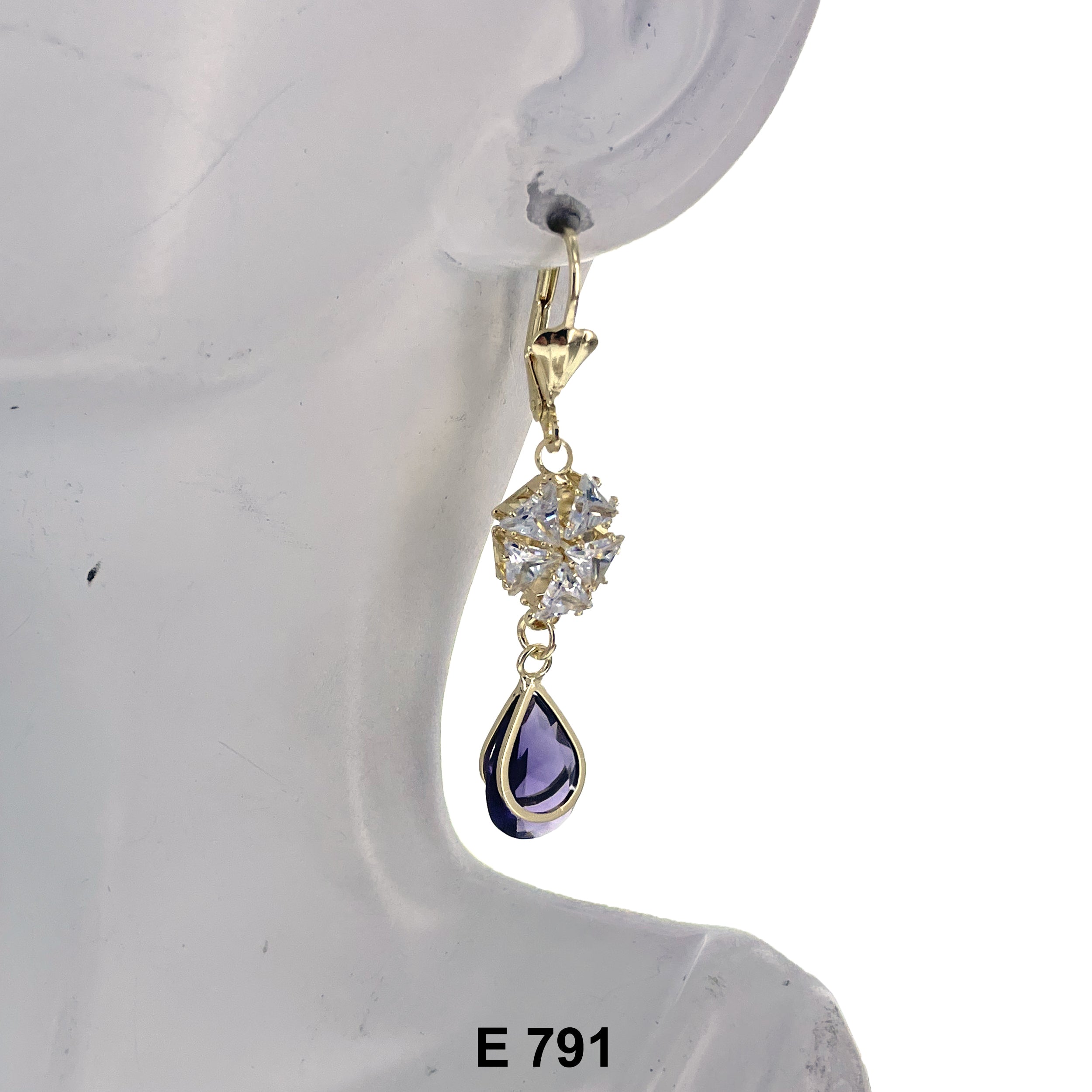 Duck Paw Tears Of Joy Stoned Earring E 791