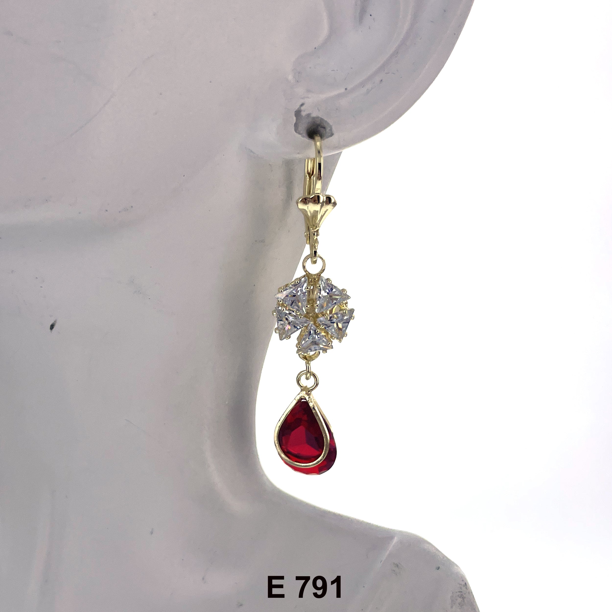 Duck Paw Tears Of Joy Stoned Earring E 791