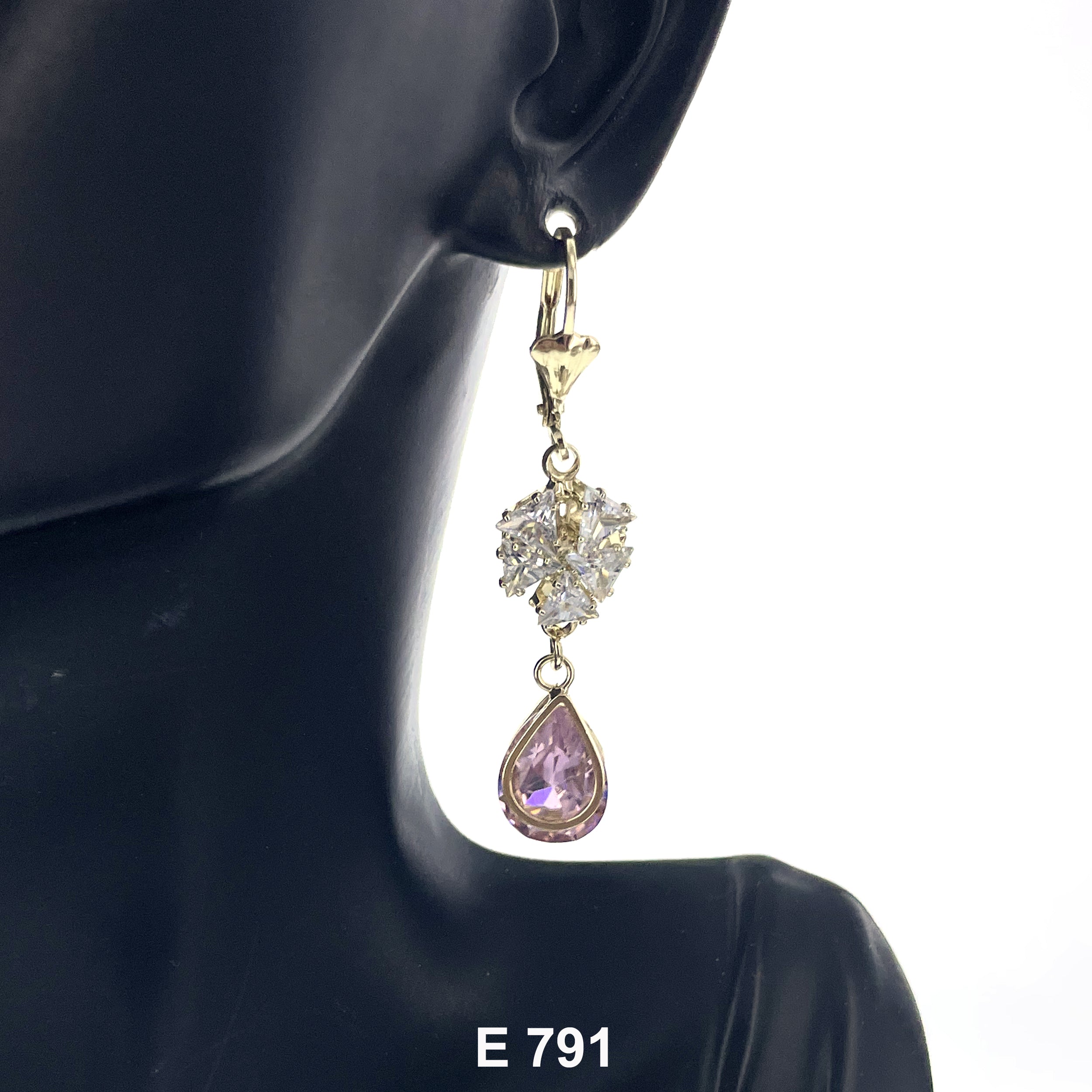 Duck Paw Tears Of Joy Stoned Earring E 791