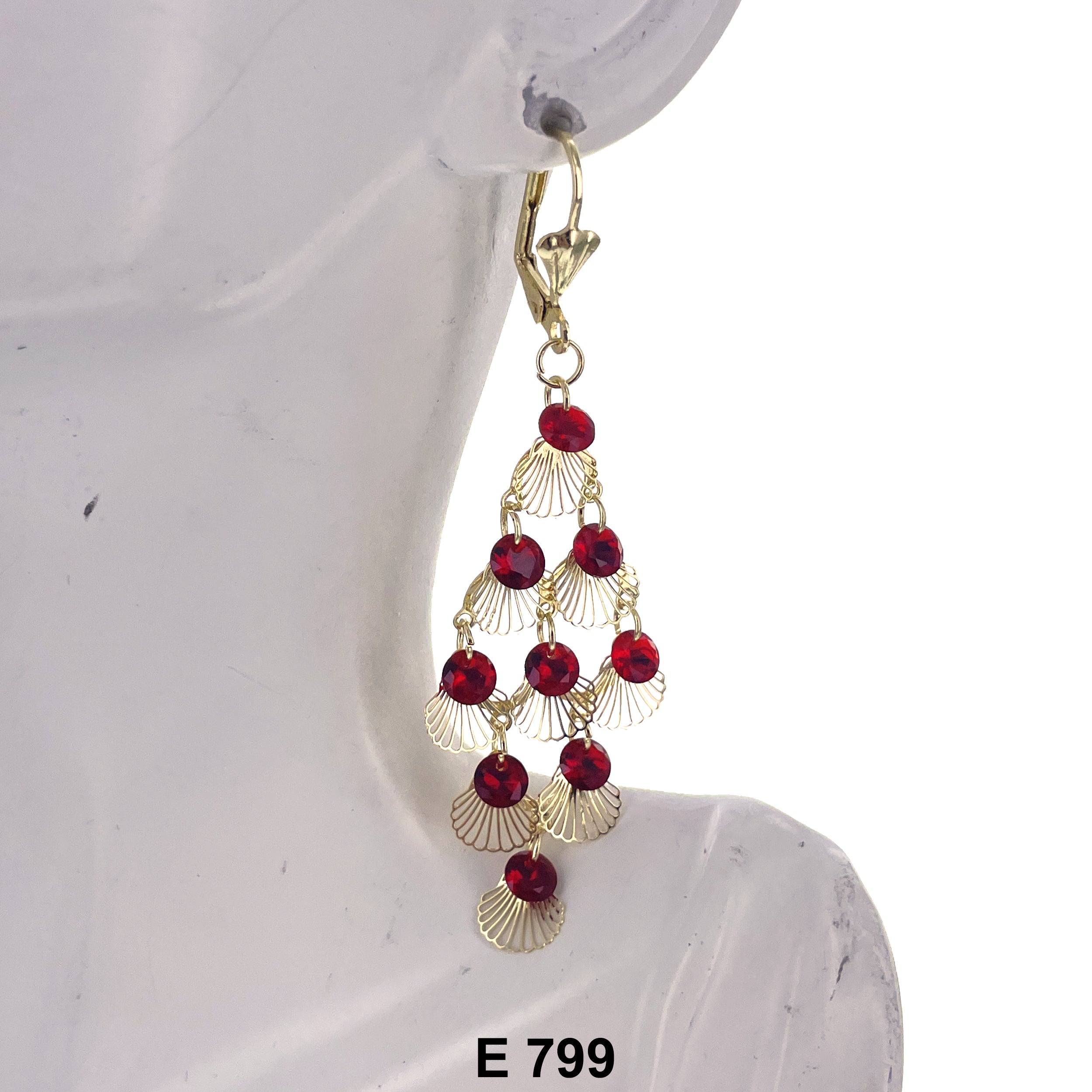 Duck Paw Chandelier Earring E 799