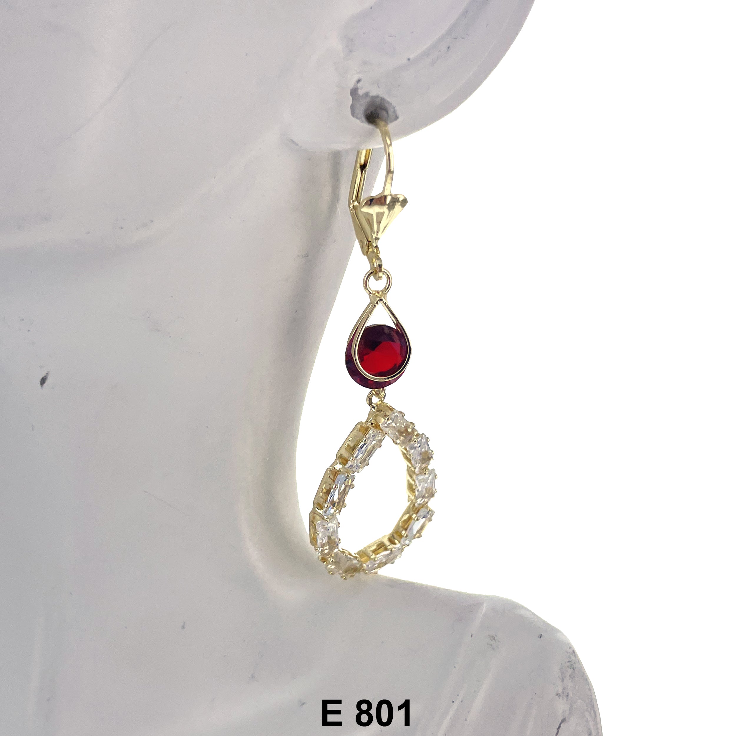 Duck Paw Tears Of Joy Stoned Earring E 801