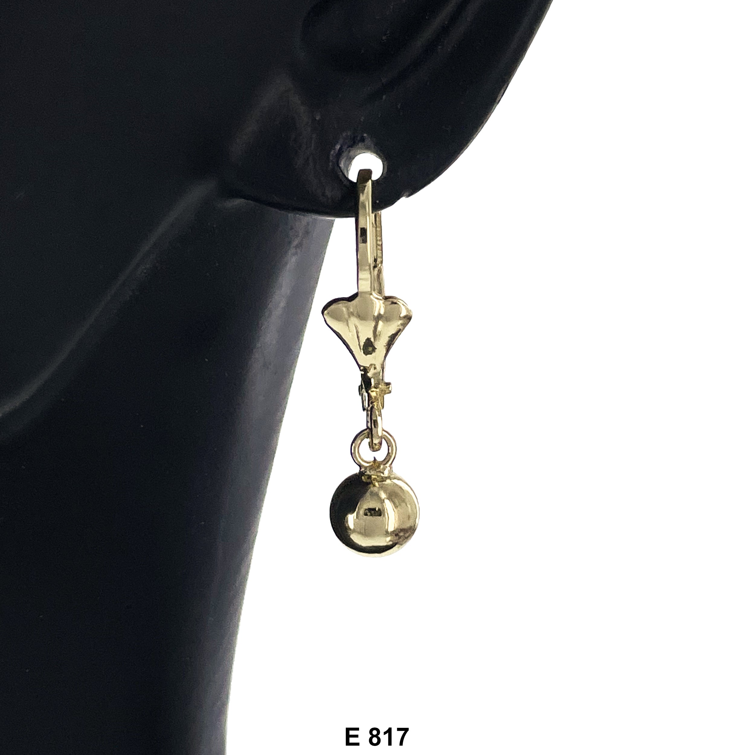 Duck Paw Ball Hanging Earrings E 817