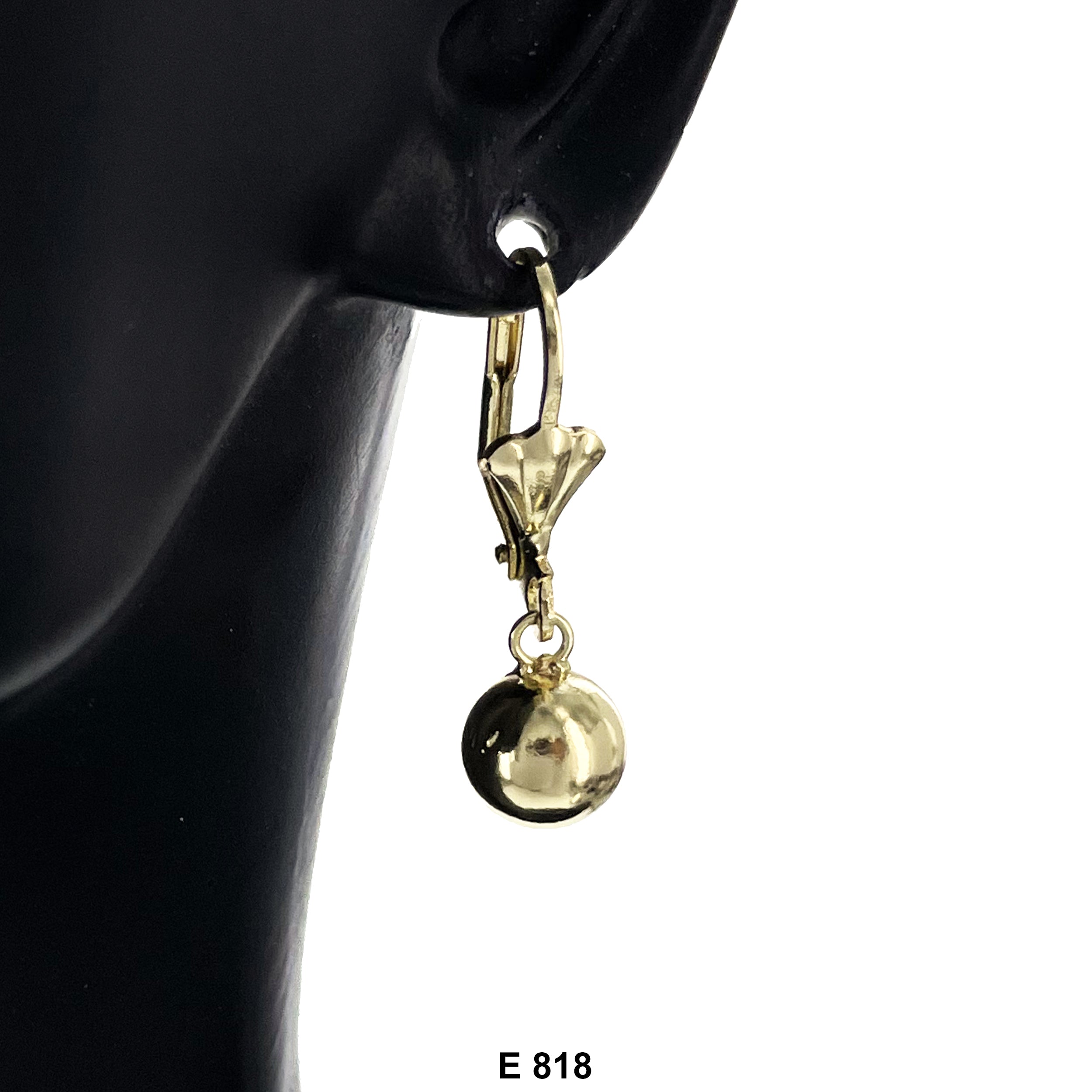 Duck Paw Ball Hanging Earrings E 818