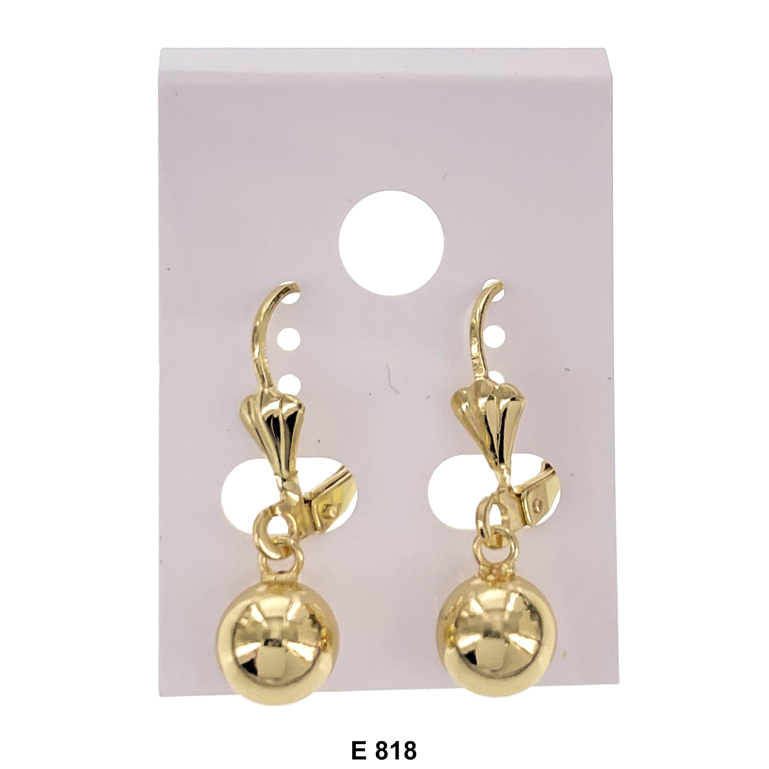 Duck Paw Ball Hanging Earrings E 818