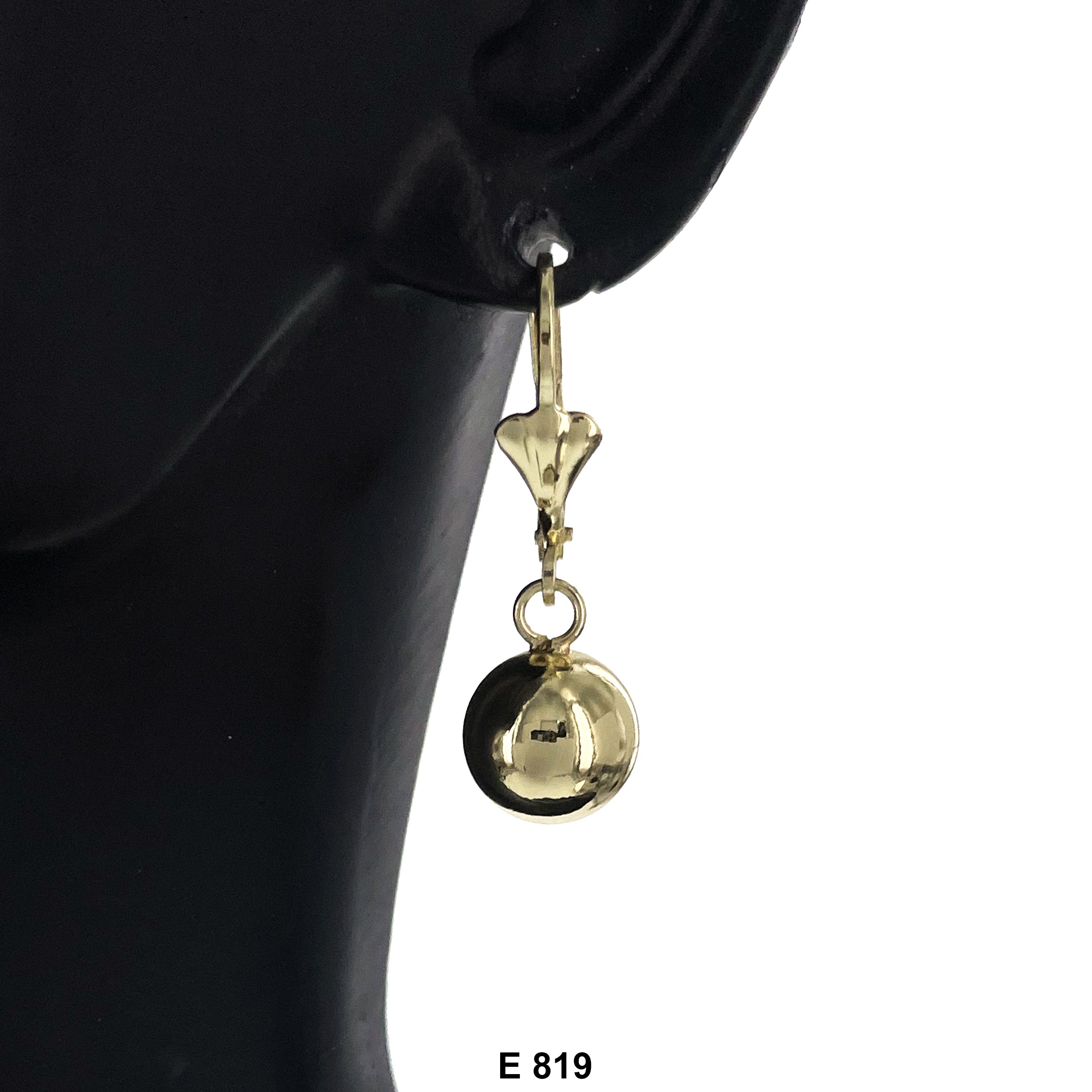 Duck Paw Ball Hanging Earrings E 819