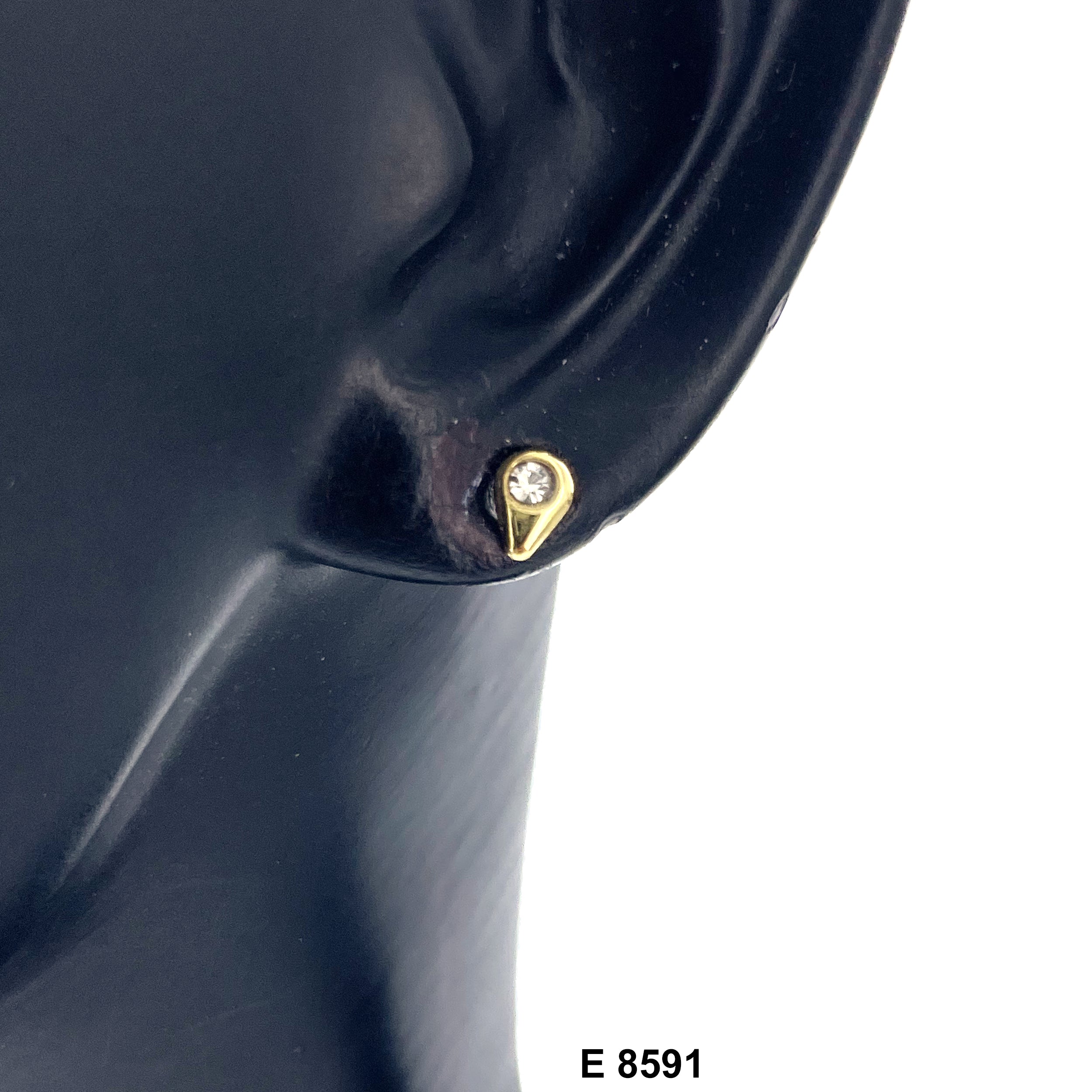 Tear Drop Stud Earrings E 8591