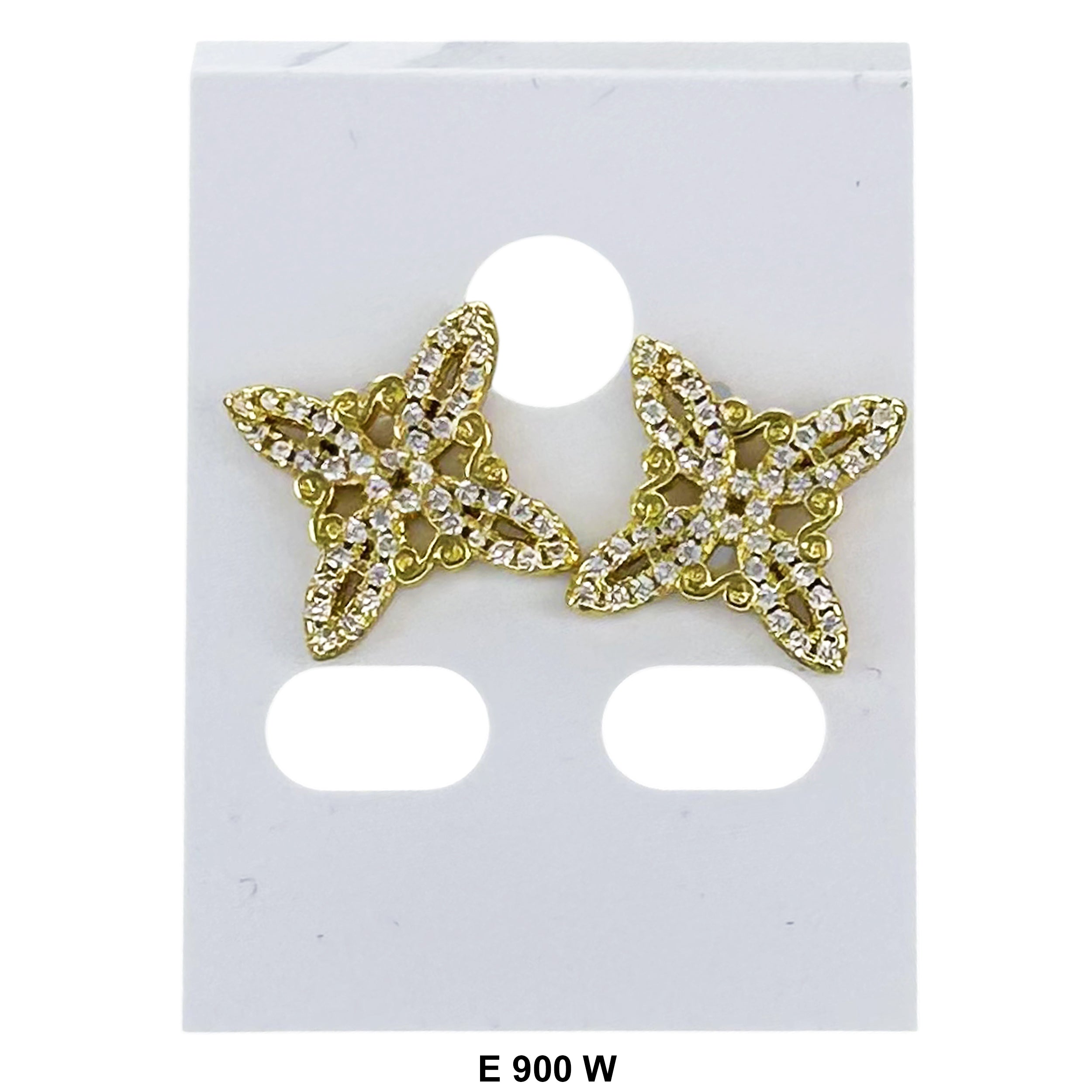 El Nudo De Brujas Stud Earring E 900 W