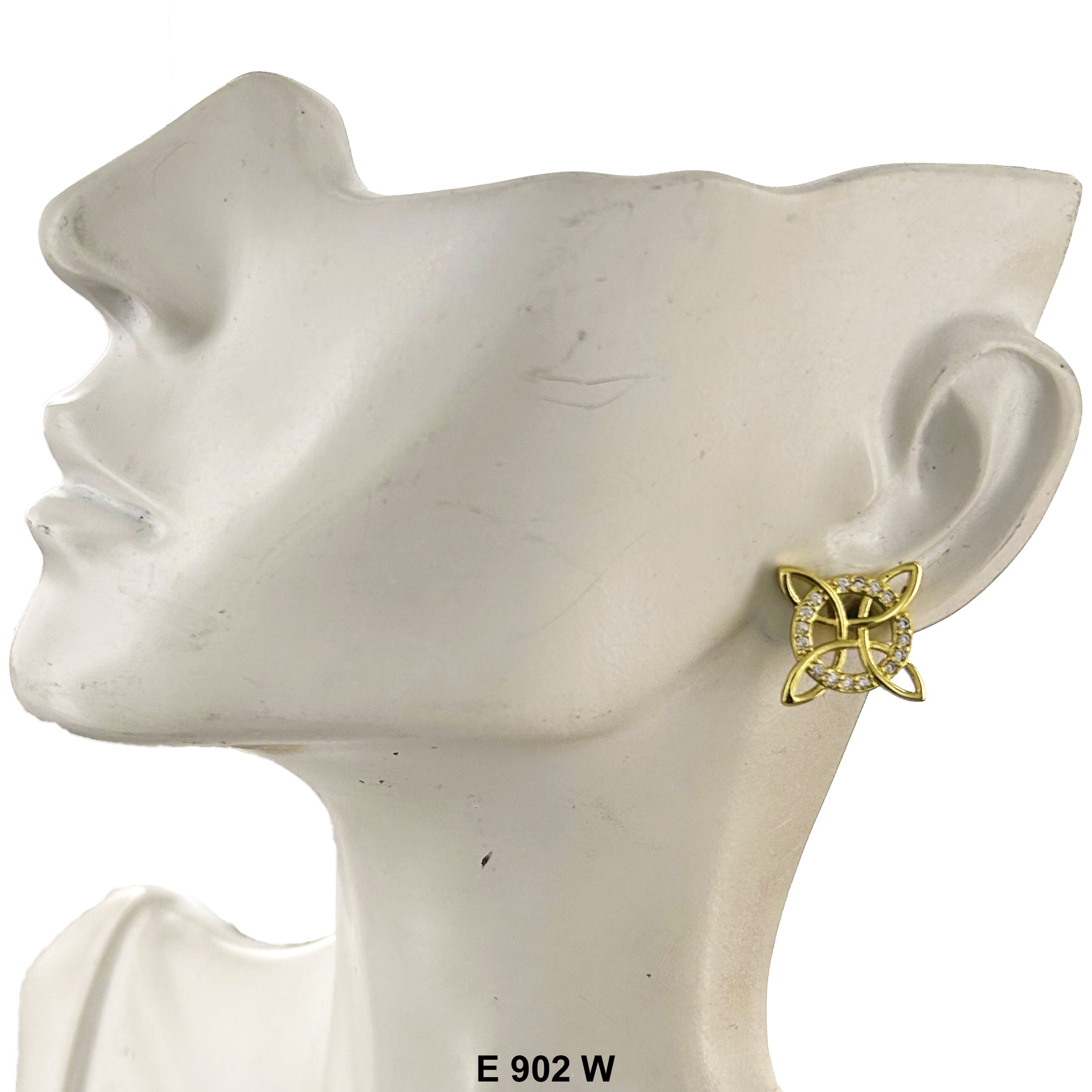 El Nudo De Brujas Stud Earring E 902 W