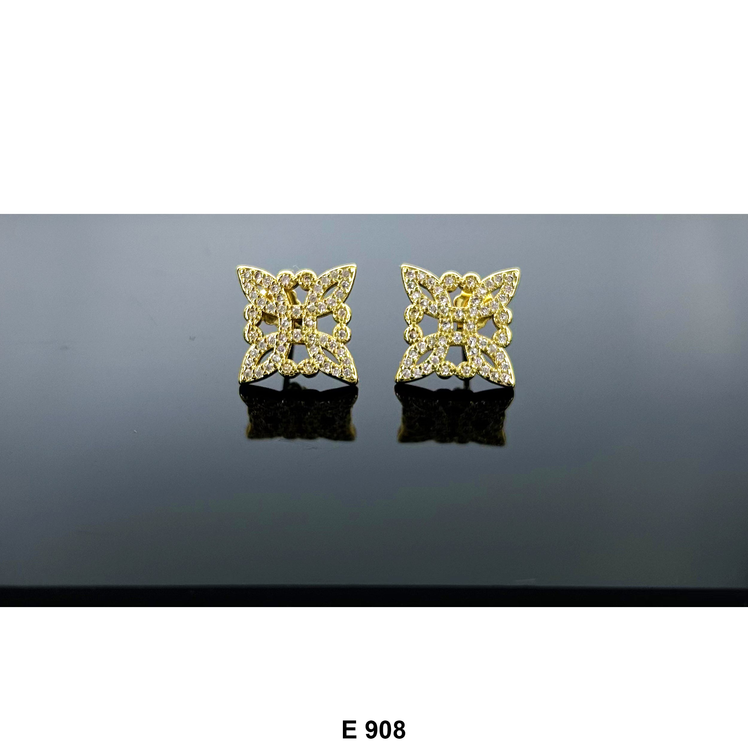 El Nudo De Brujas Stud Earrings E 908