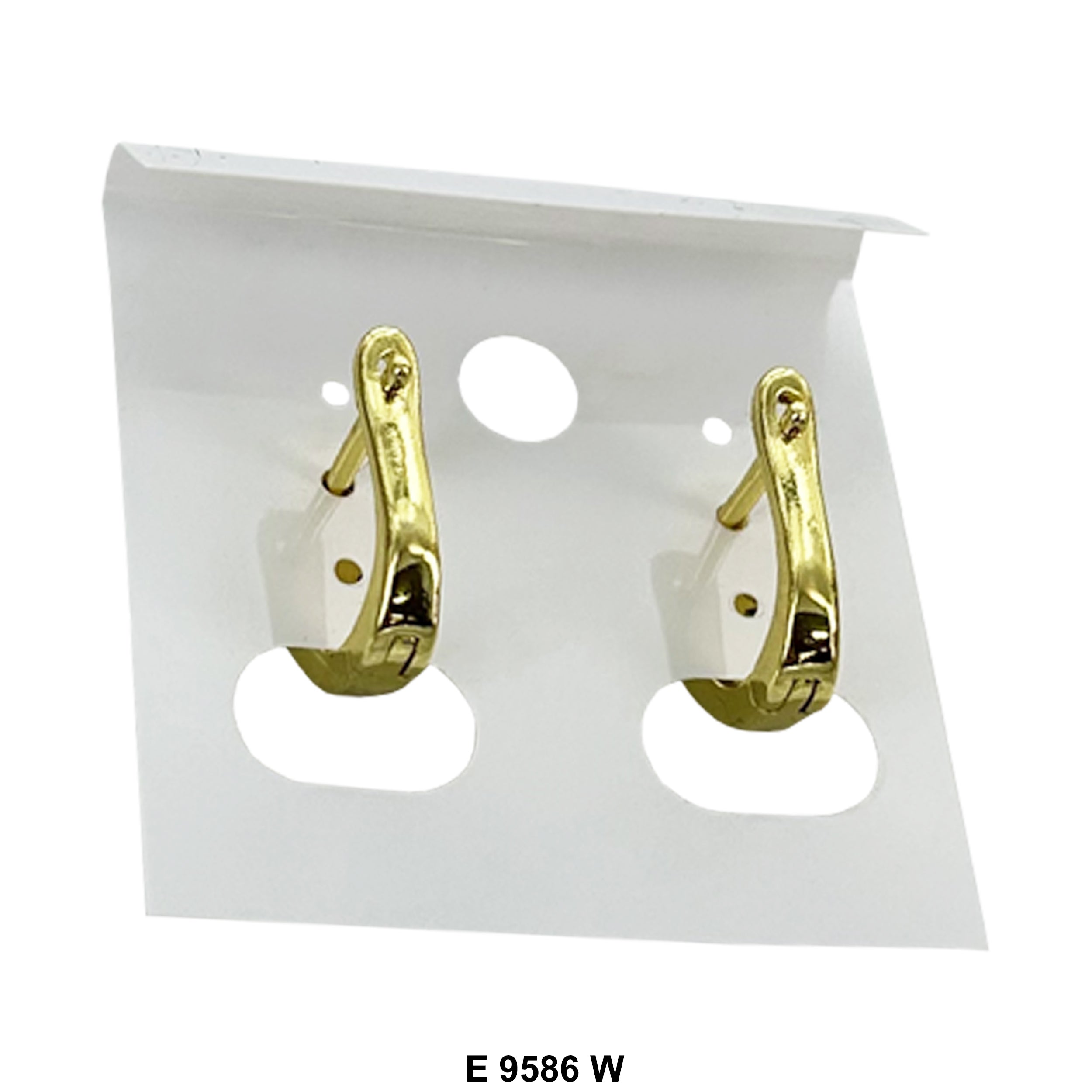 Geo Huggies Earring E 9586 W