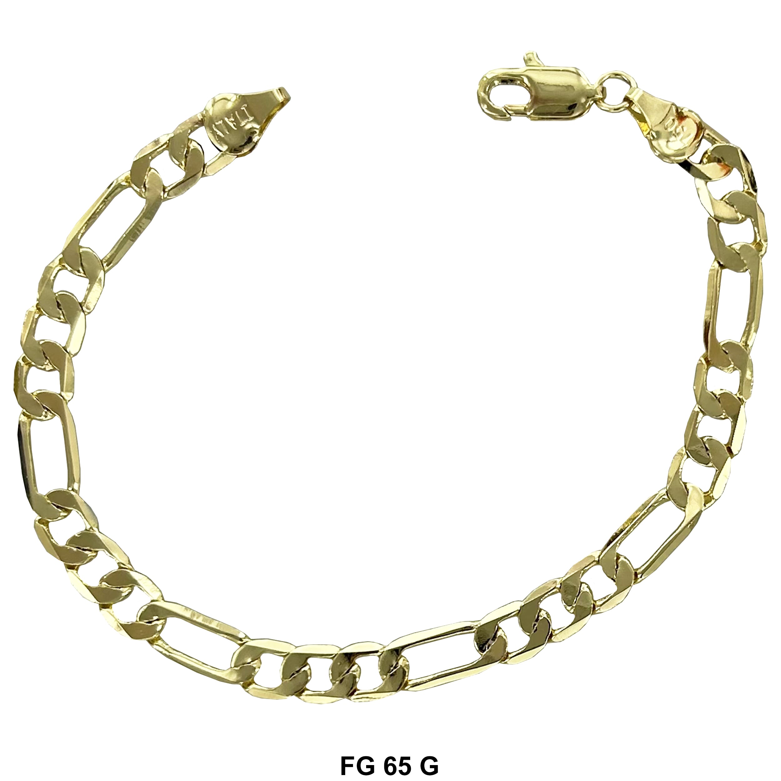 6.5 MM Figaro Bracelet FG65G