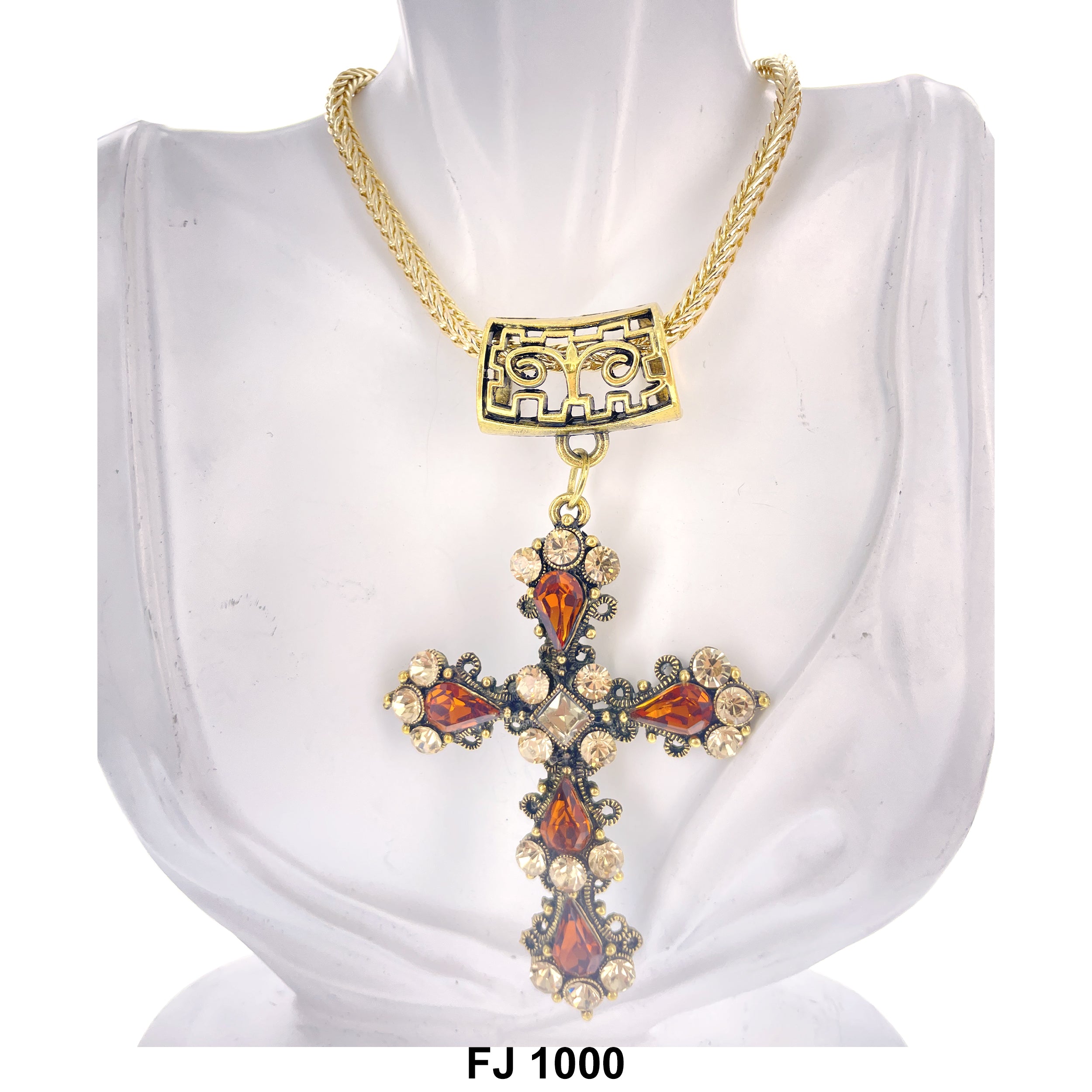 Fashion Necklace Cross FJ 1000