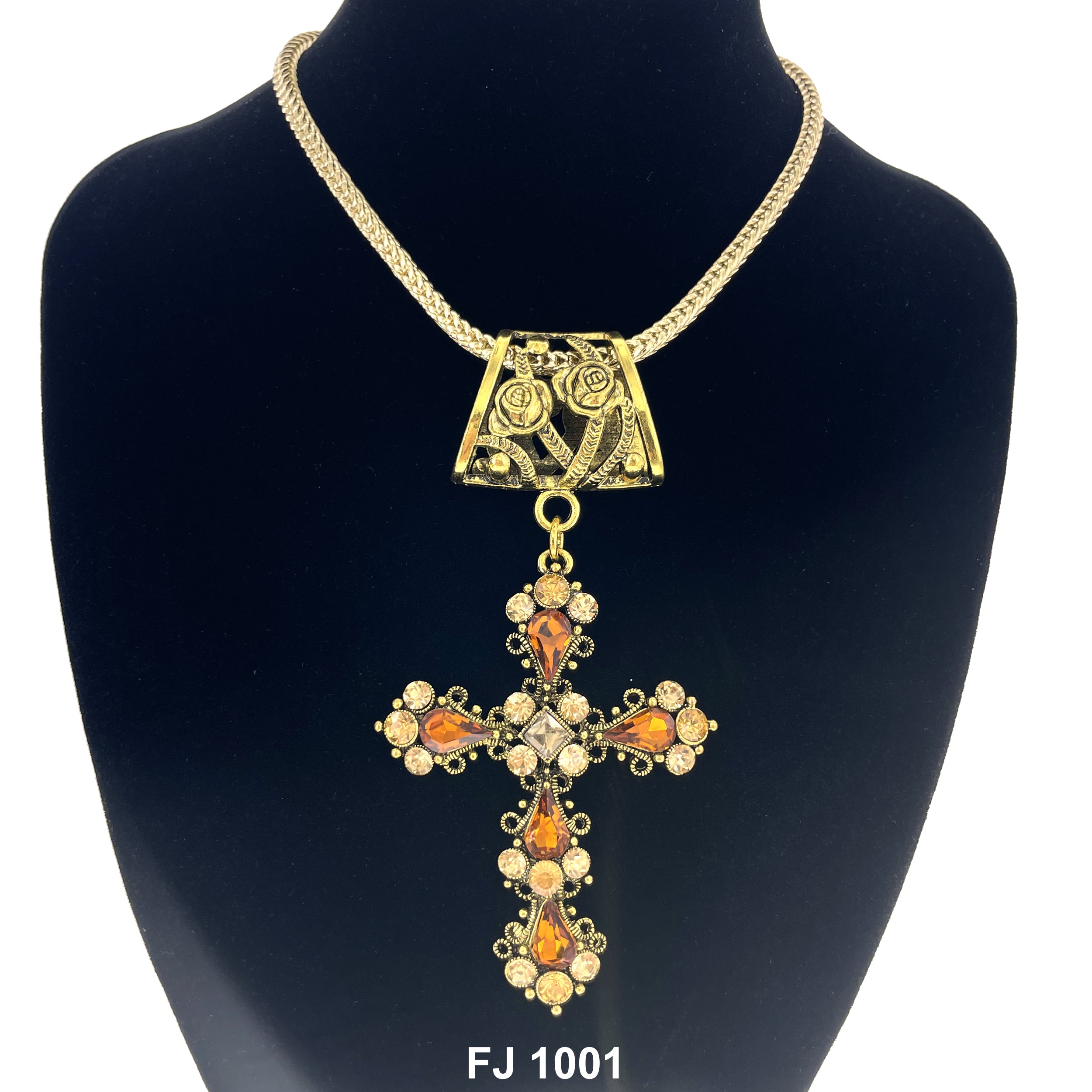 Fashion Necklace Cross FJ 1001