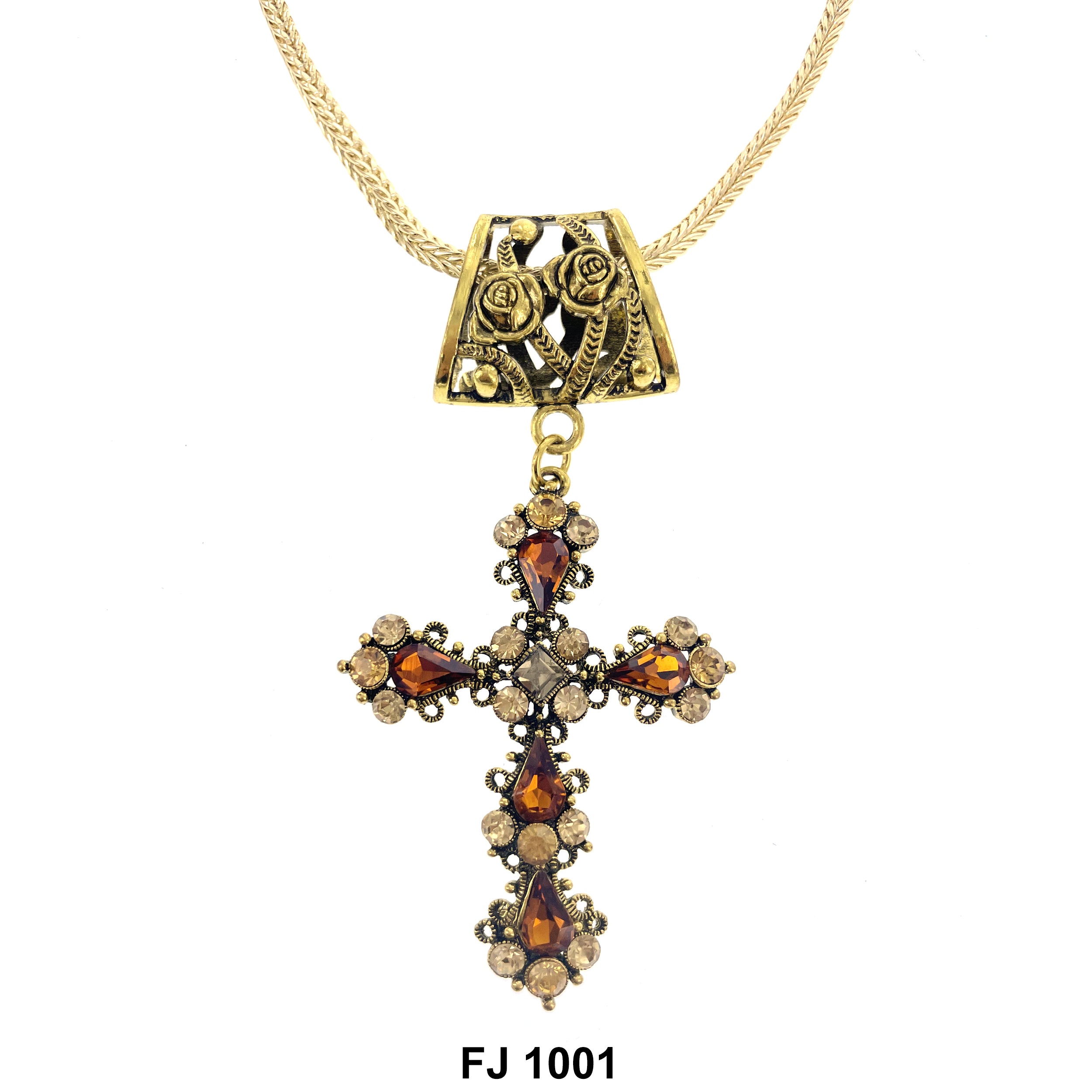 Fashion Necklace Cross FJ 1001