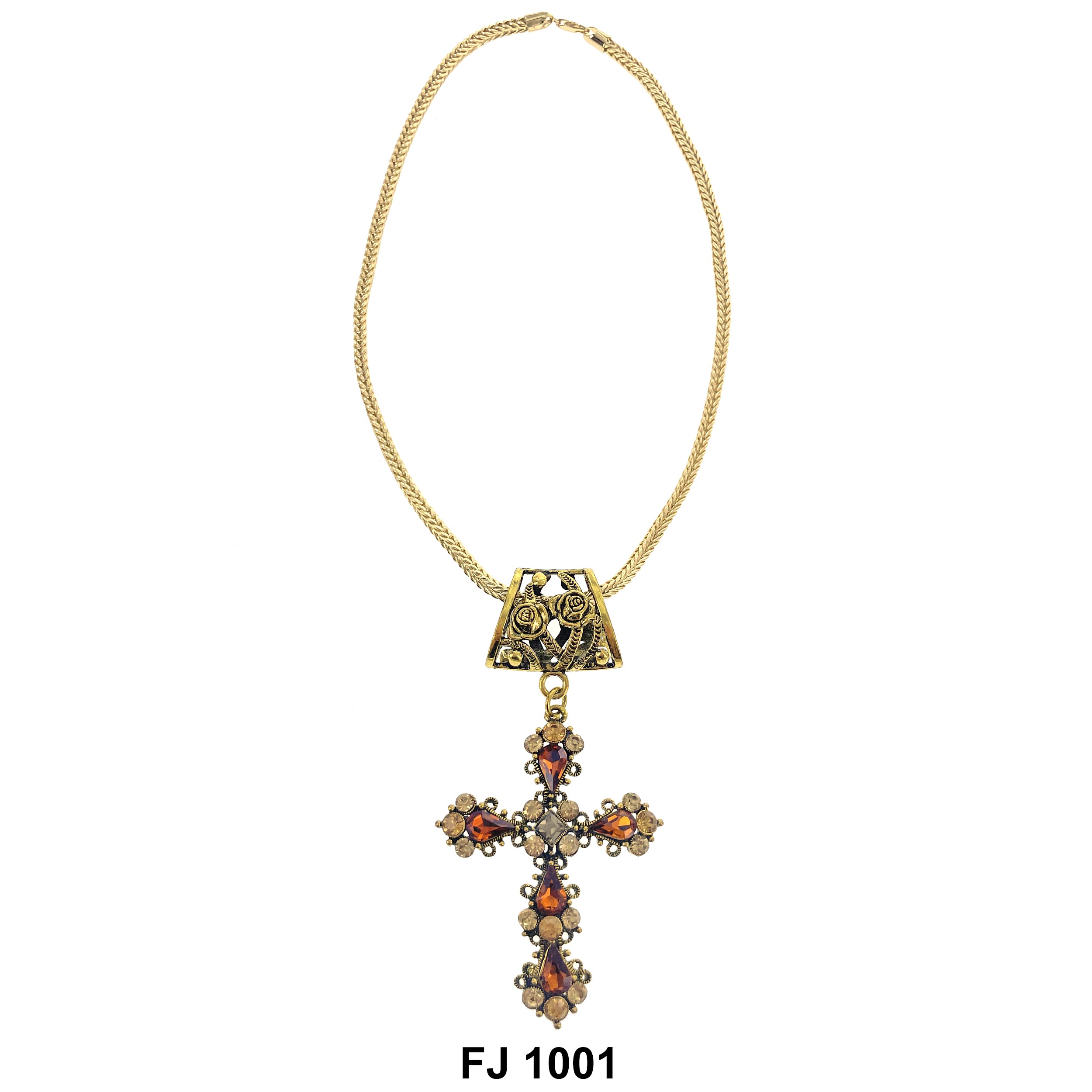 Fashion Necklace Cross FJ 1001